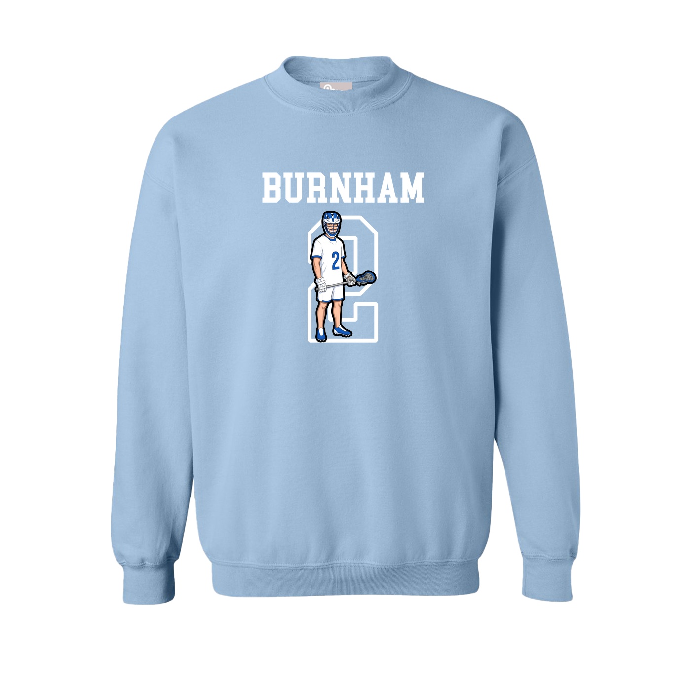 Fleece Crew — Shirsey in Light Blue