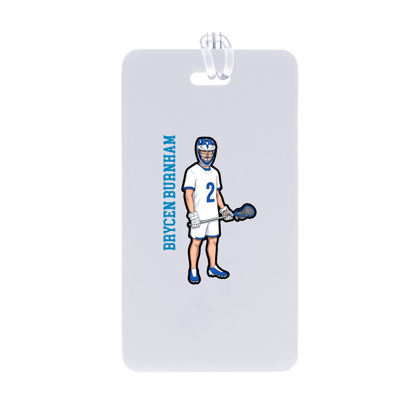 Bag Tag — Name Vertical in Classic
