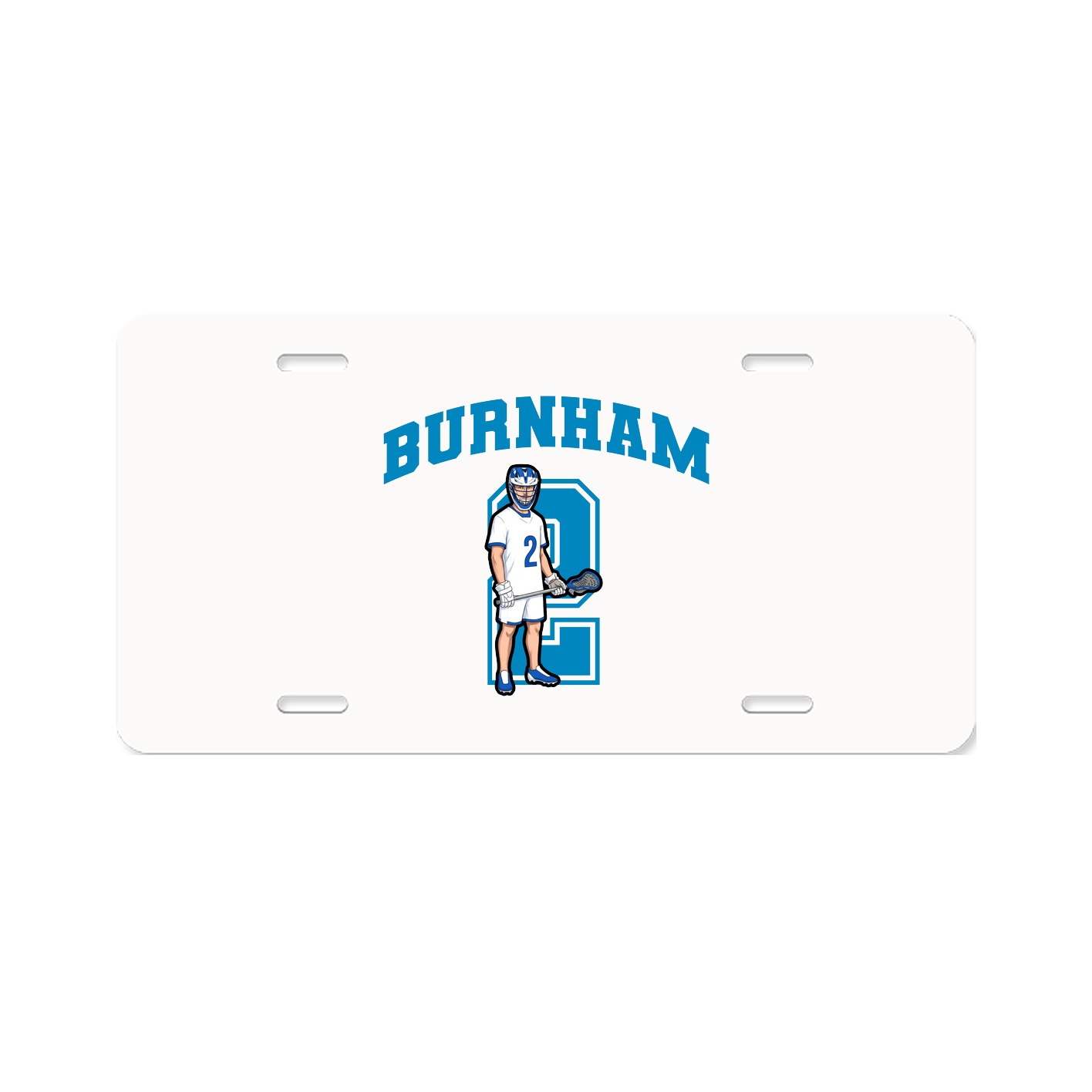 License Plate — Number in Classic