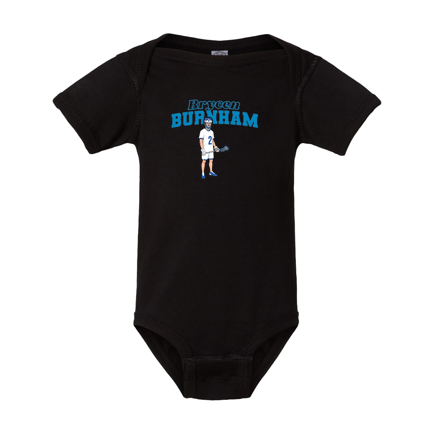 Baby Onesie — Name Arch in Black