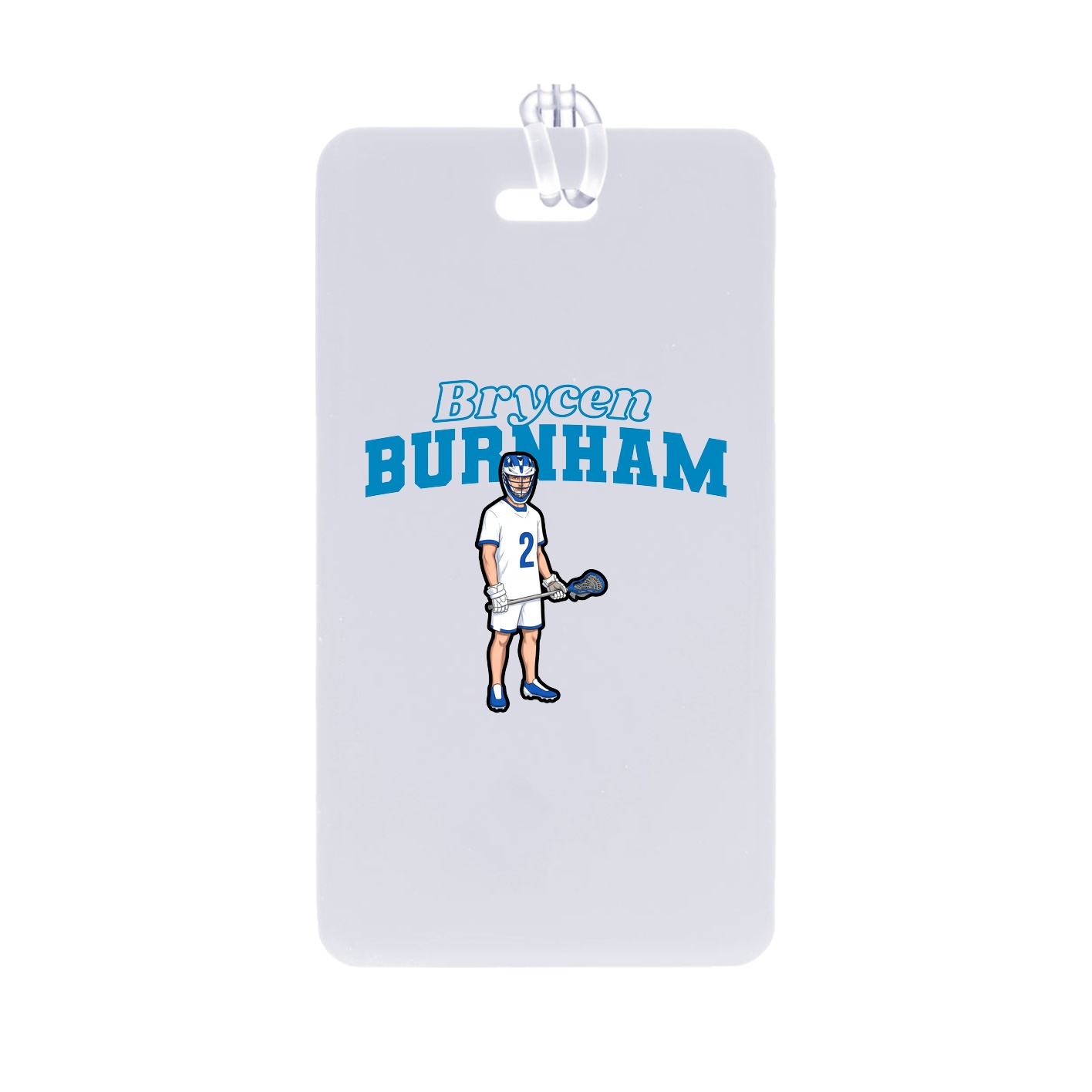 Bag Tag — Name Arch in Classic