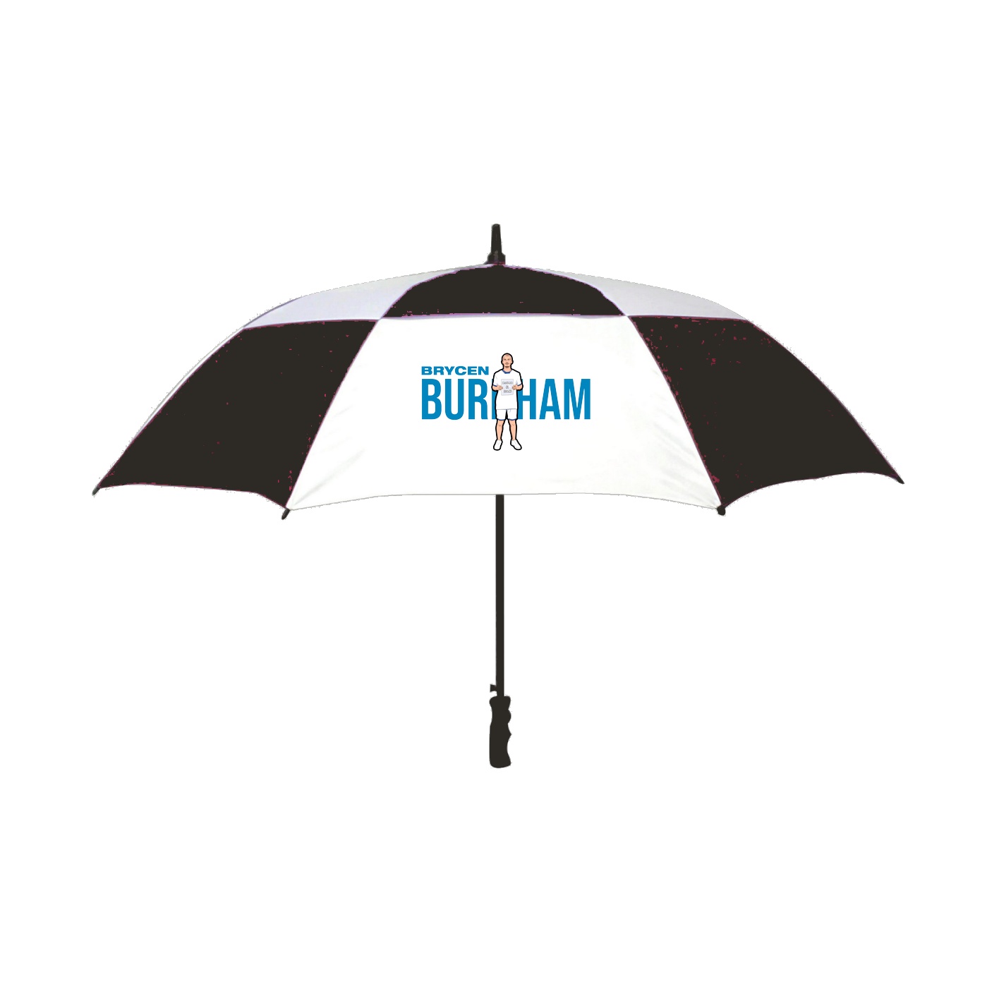 Golf Umbrella — Player Name in Black