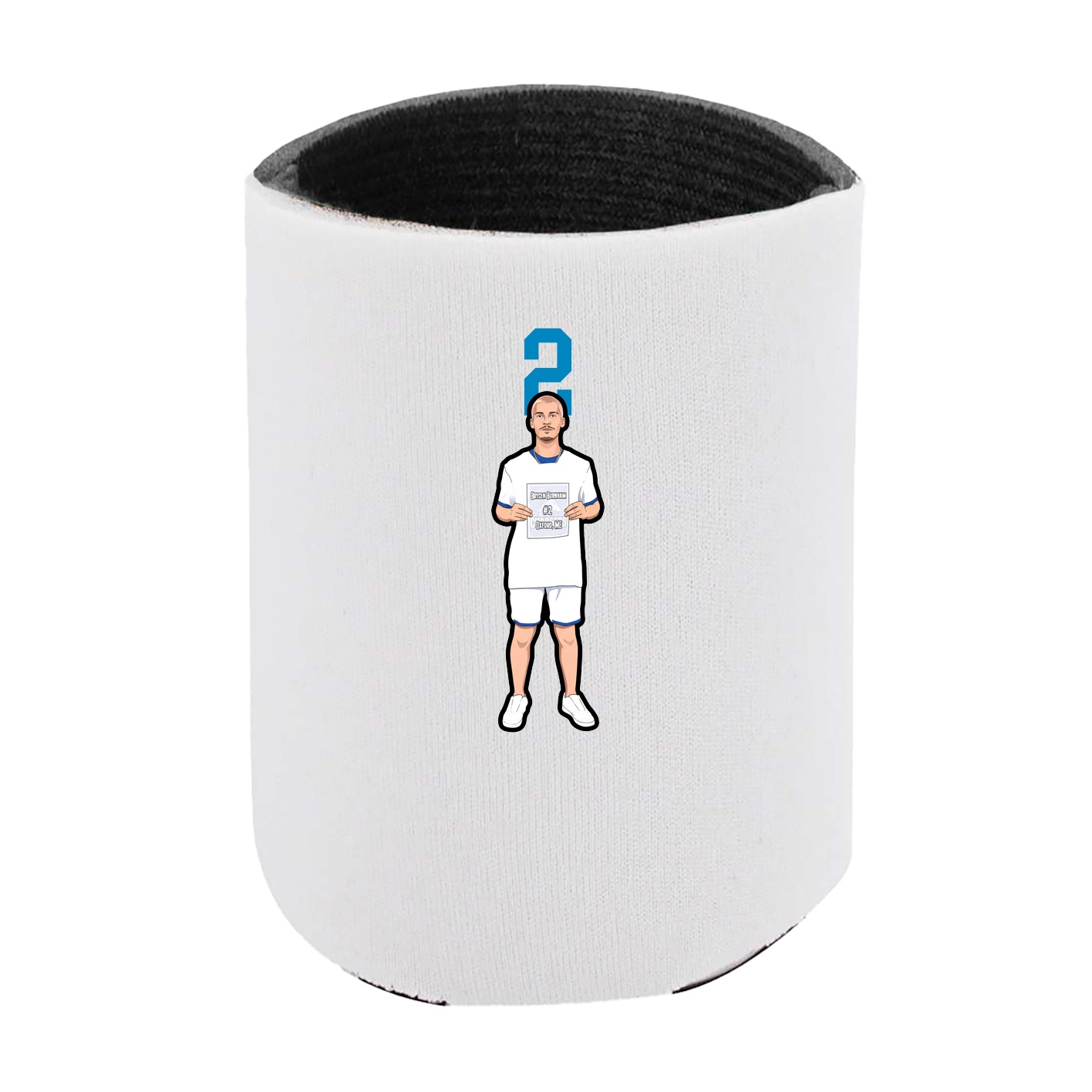 Can Holder — Number Top in White