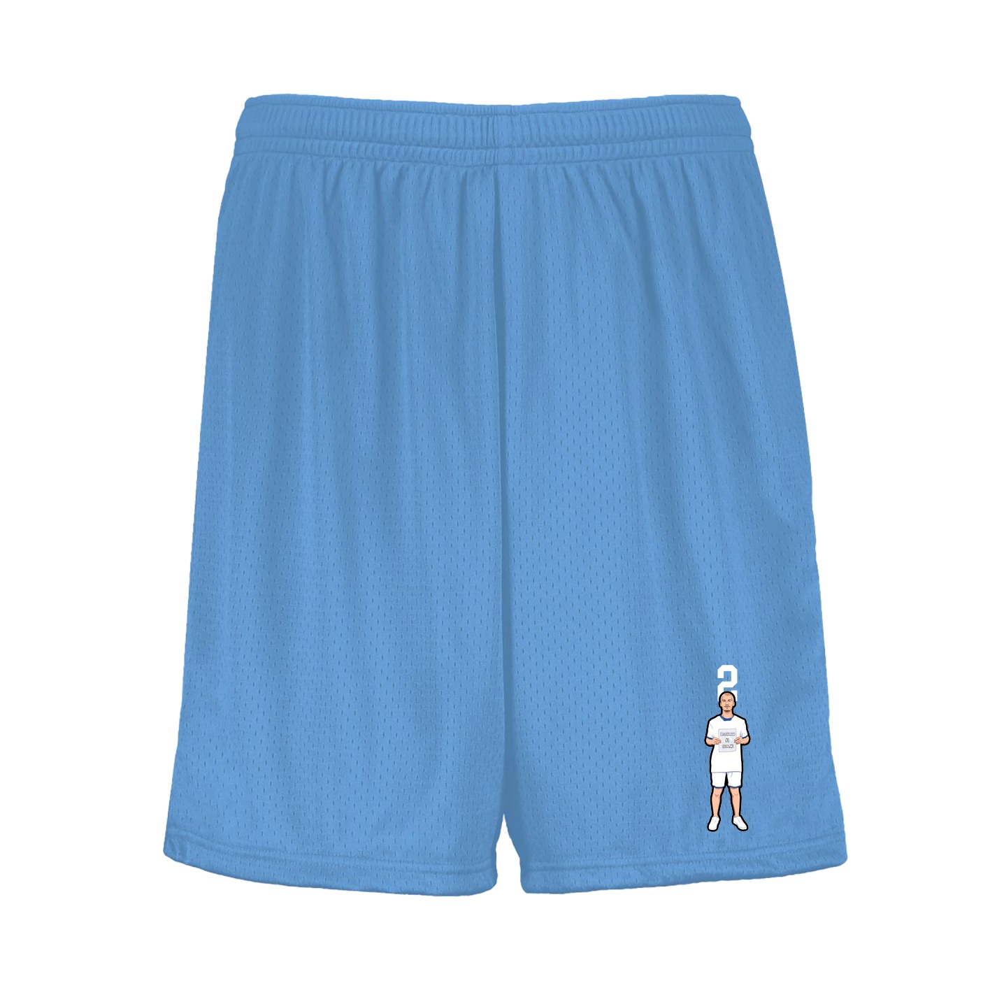 Shorts — Number Top in Light Blue