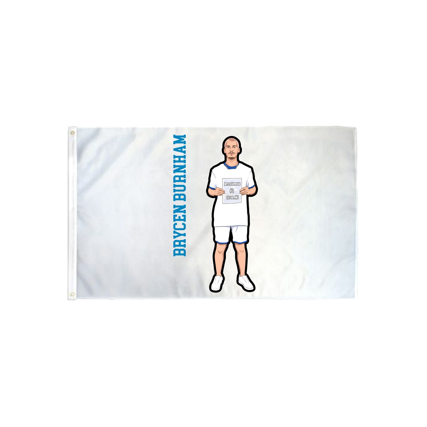 3x5 Flag — Name Vertical in Classic
