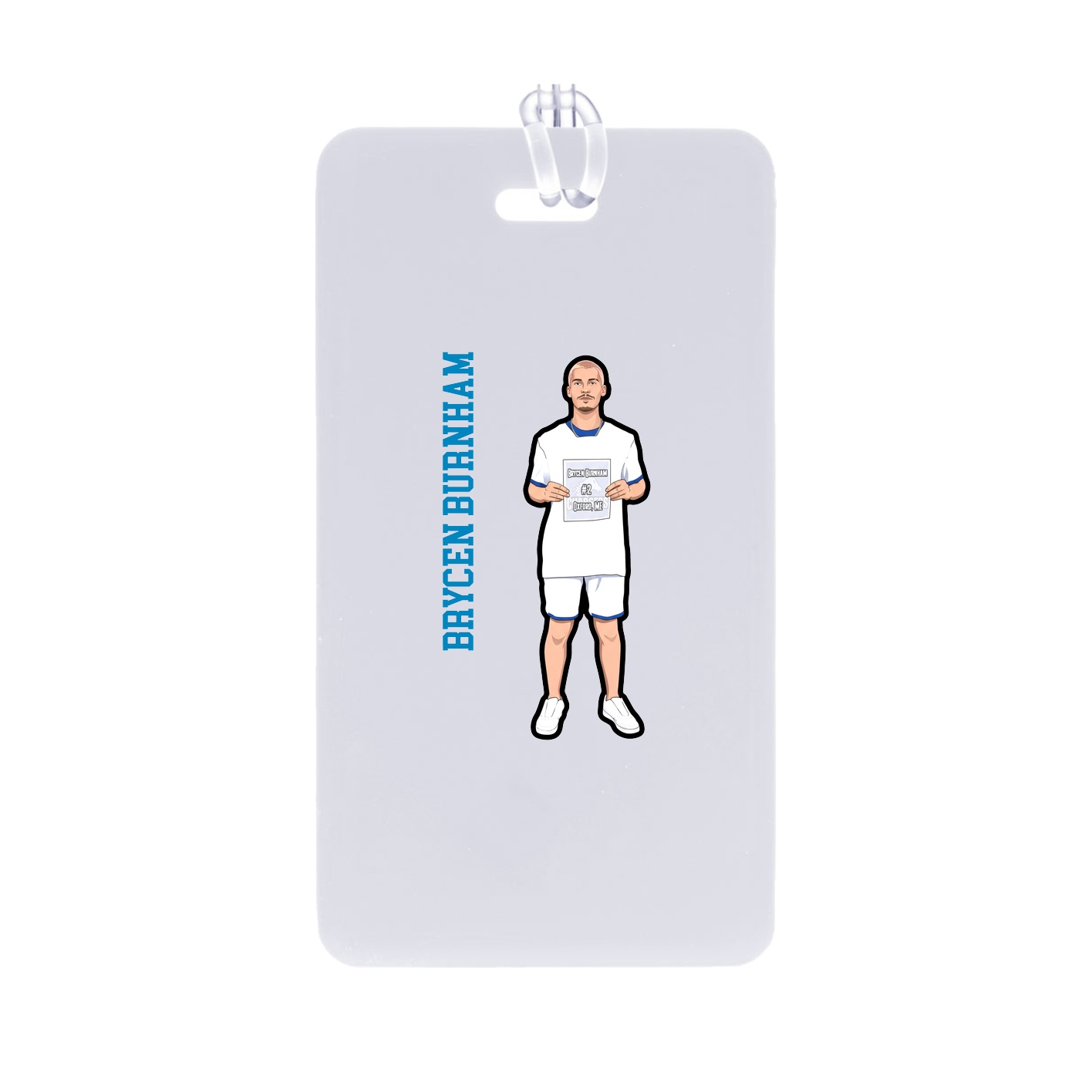 Bag Tag — Name Vertical in Classic