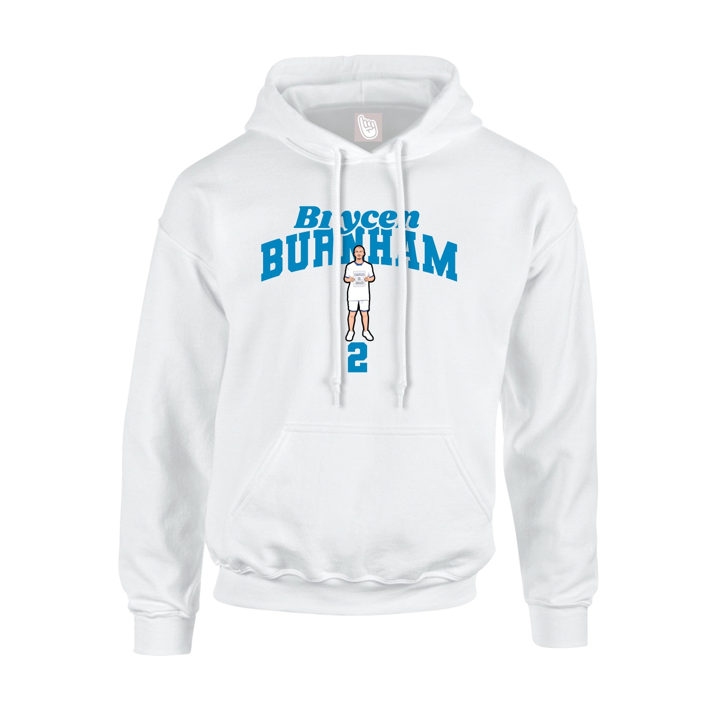 Hoodie — Signature Arch in White