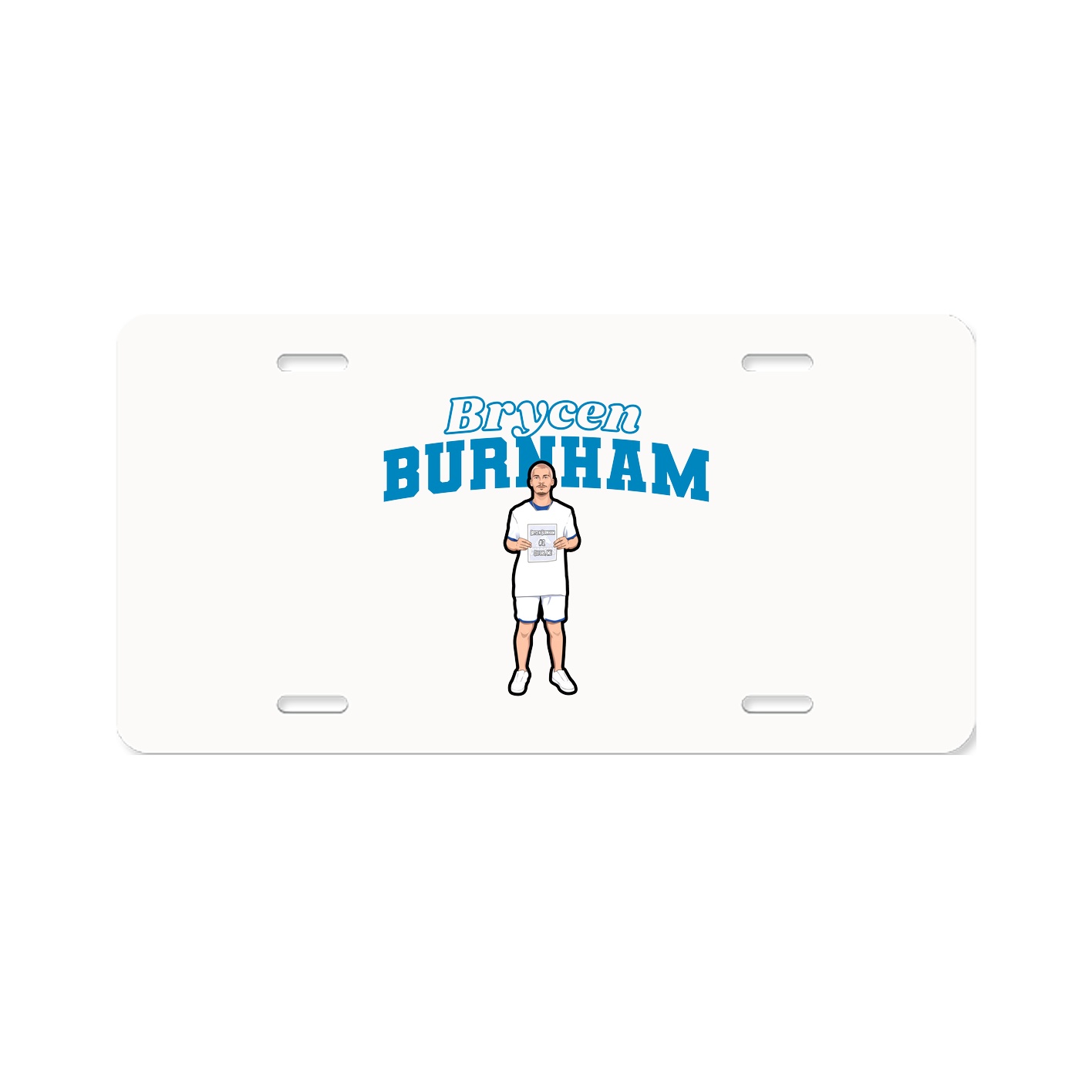 License Plate — Name Arch in Classic
