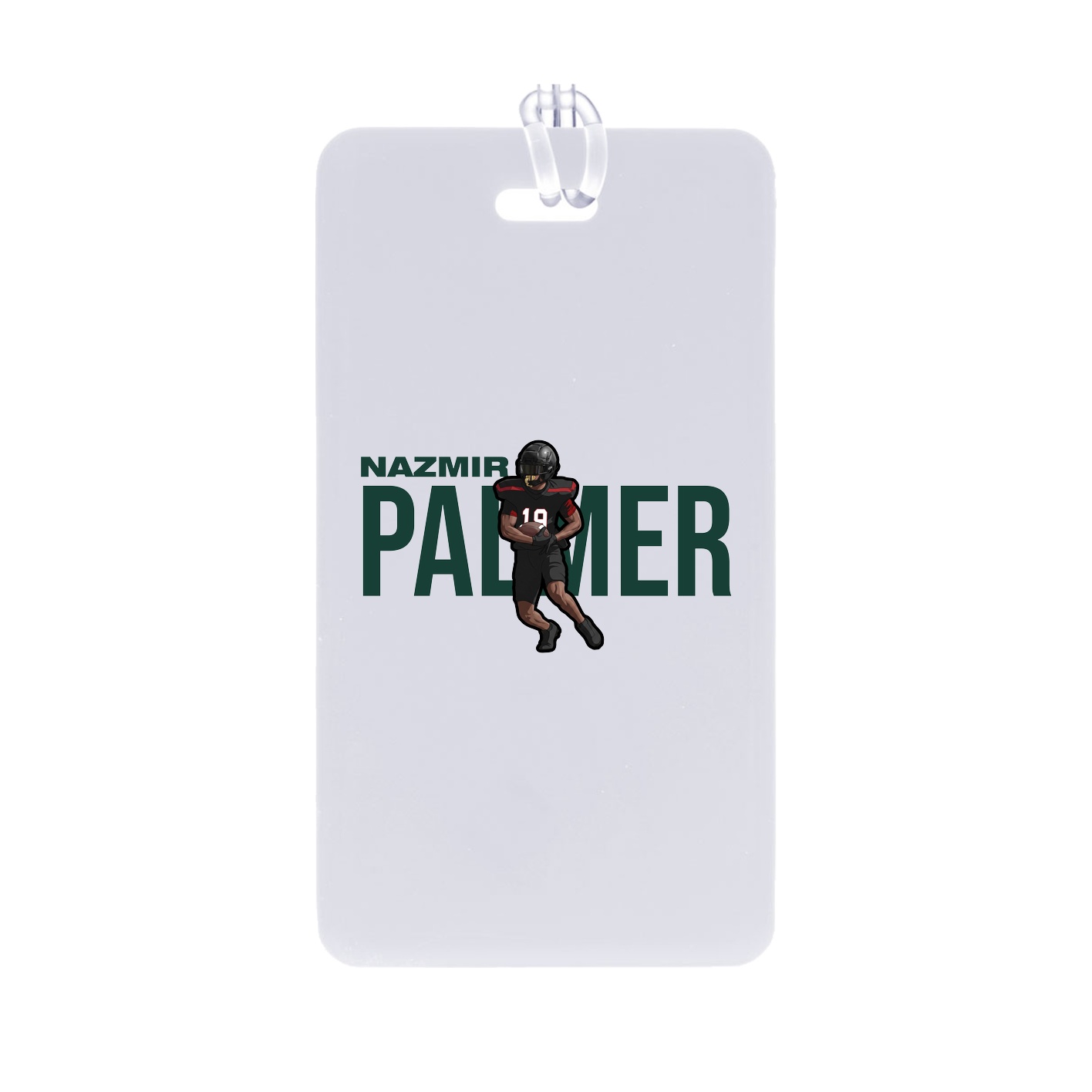 Bag Tag — Player Name in Classic