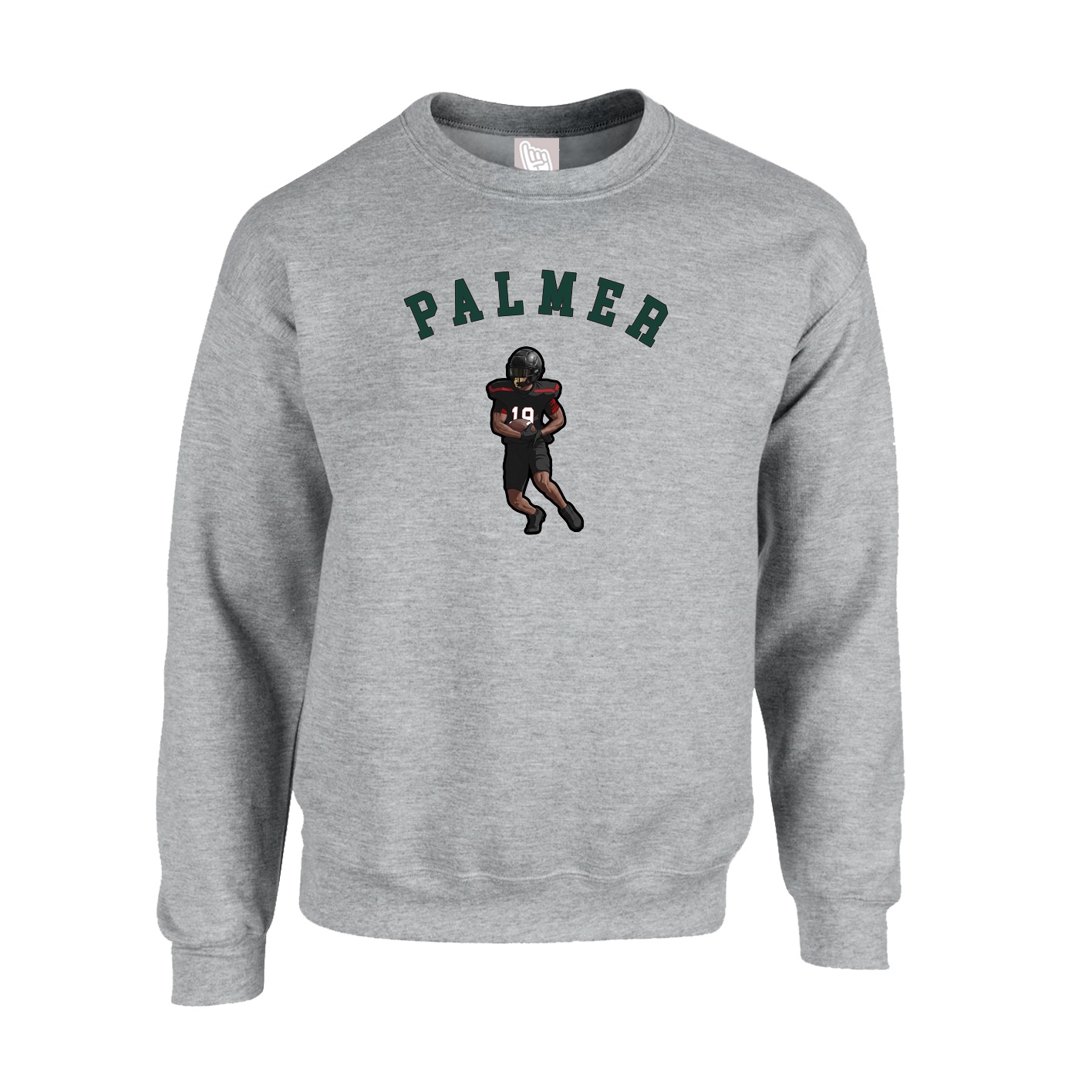 Fleece Crew — Shirsey Arch in Grey
