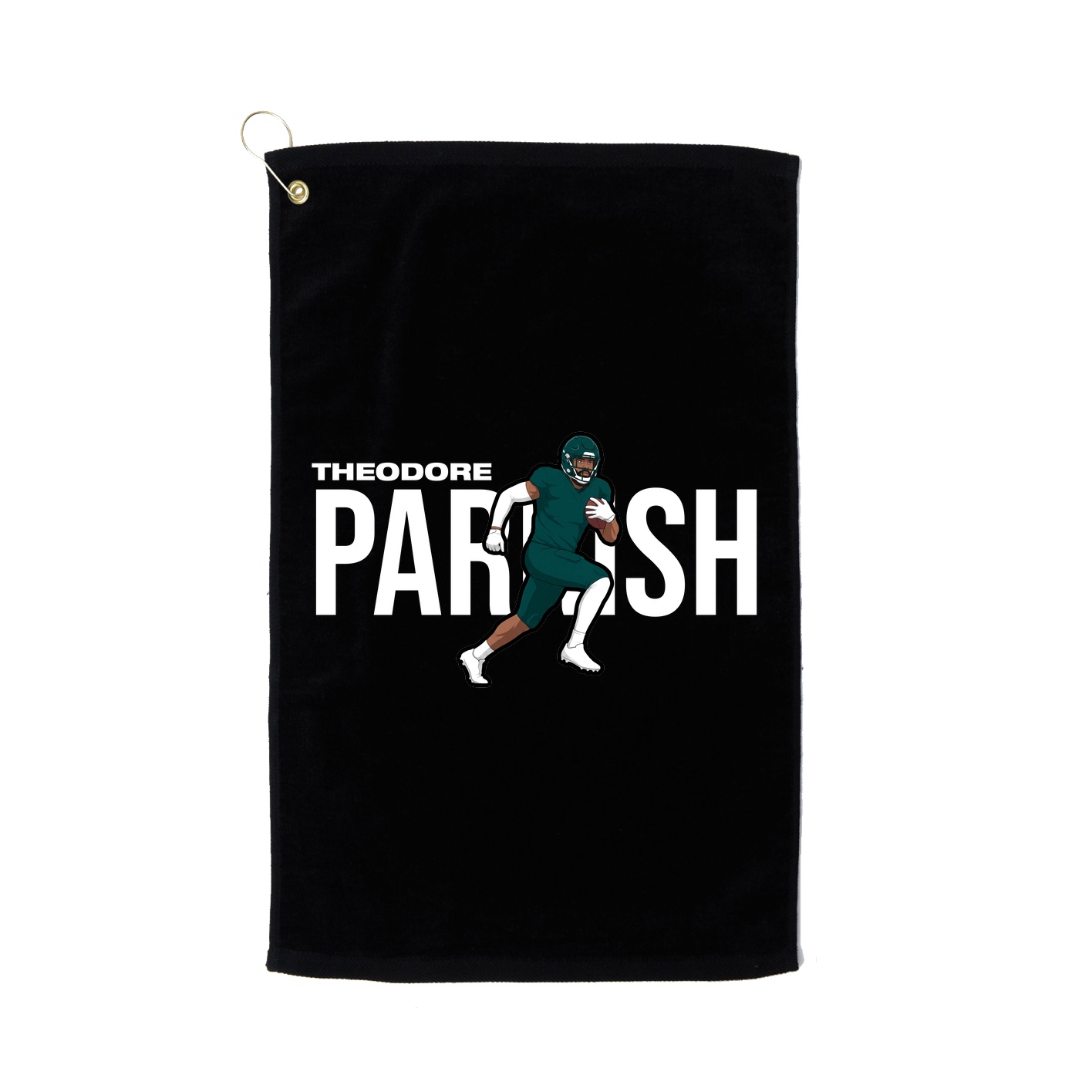 Golf Towel — Player Name in Black