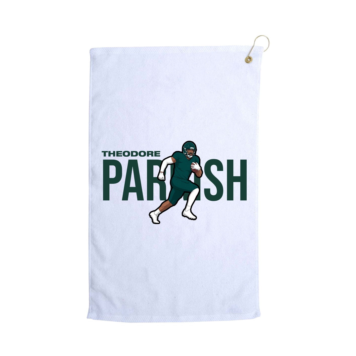 Golf Towel — Player Name in White