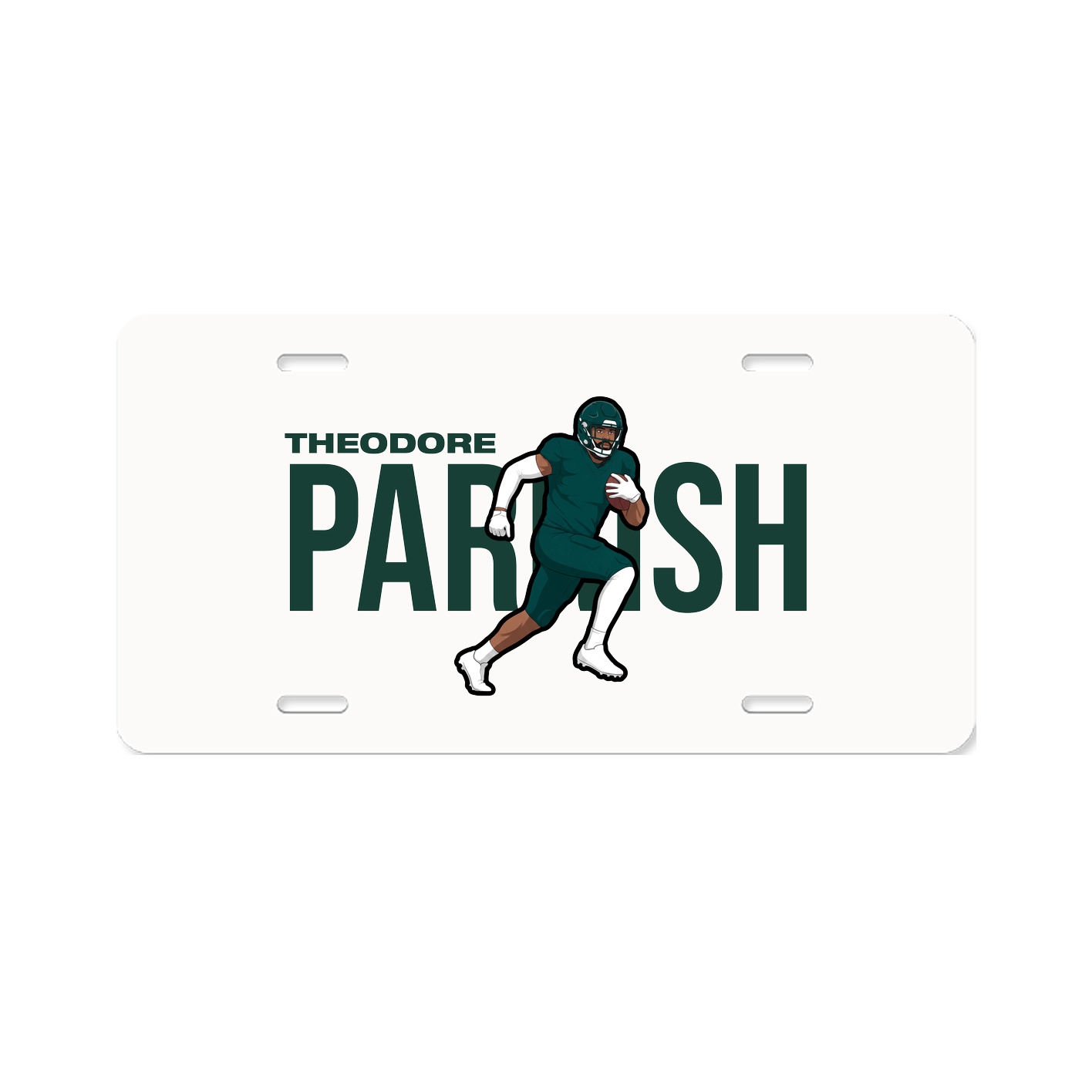 License Plate — Player Name in Classic