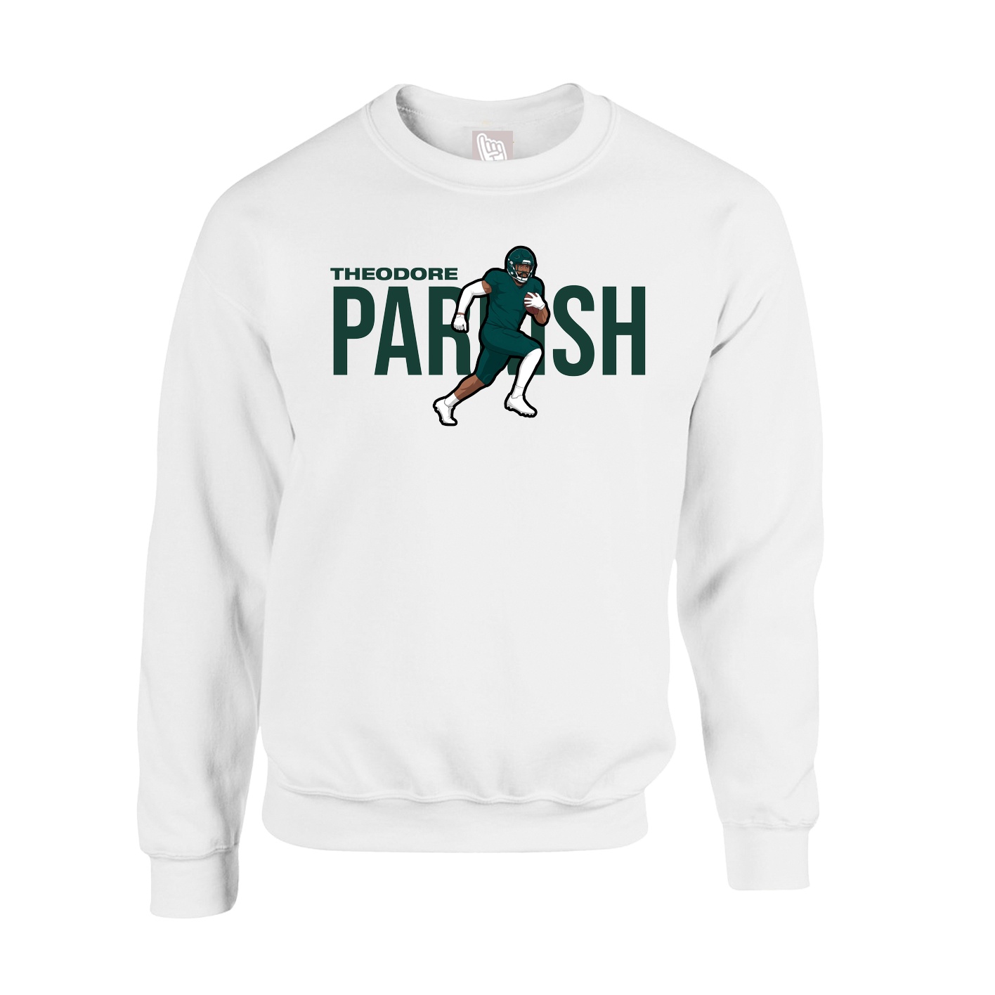Fleece Crew — Player Name in White