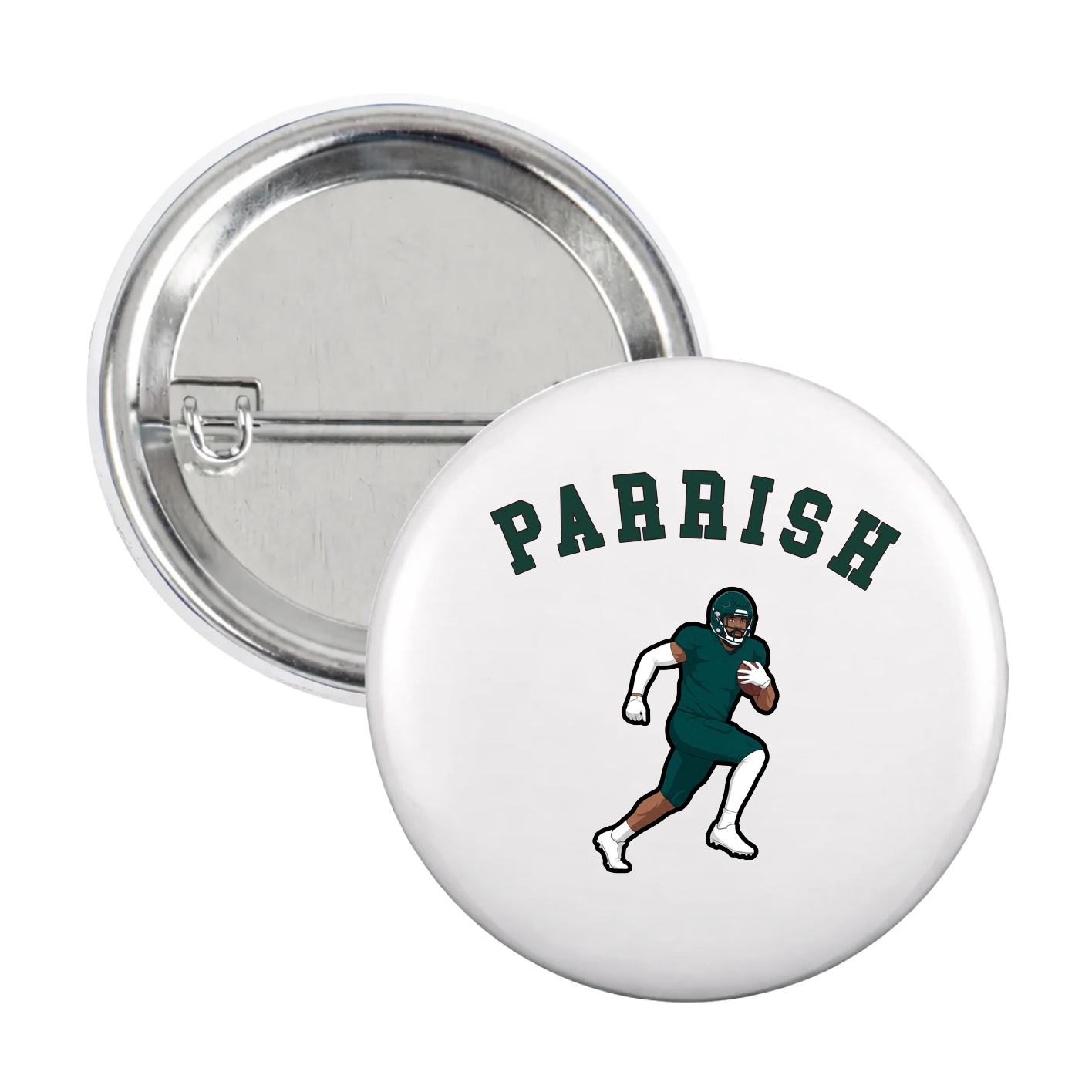 Game Day Button — Shirsey Arch in White