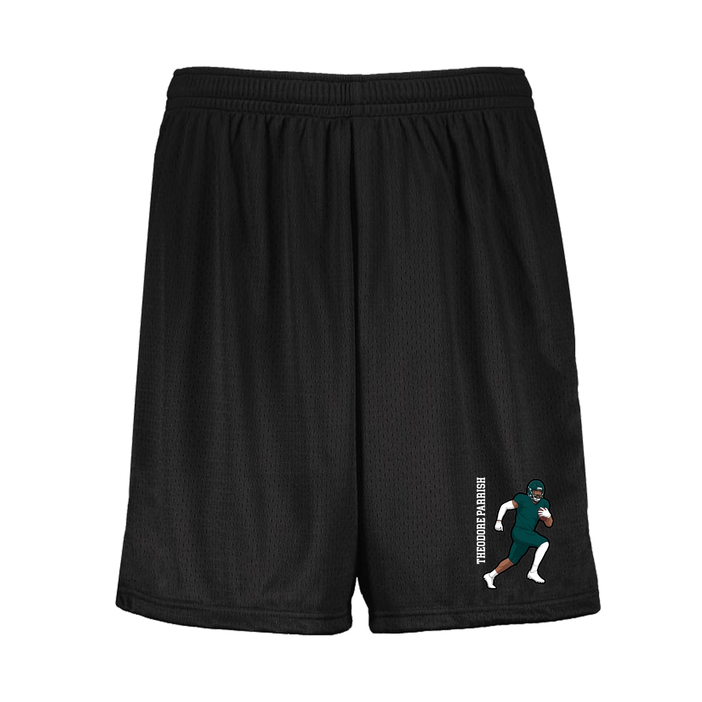 Shorts — Name Vertical in Black