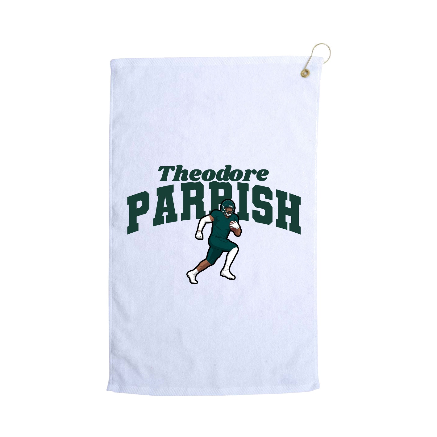 Golf Towel — Signature Arch in White