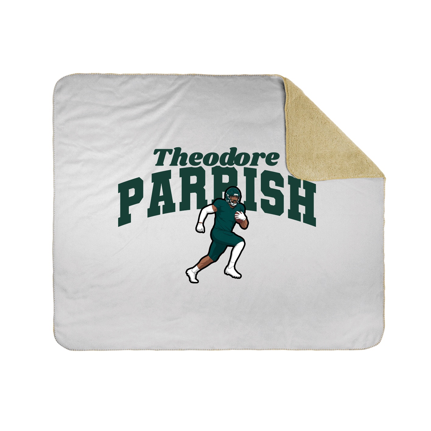 Throw Blanket — Signature Arch in White