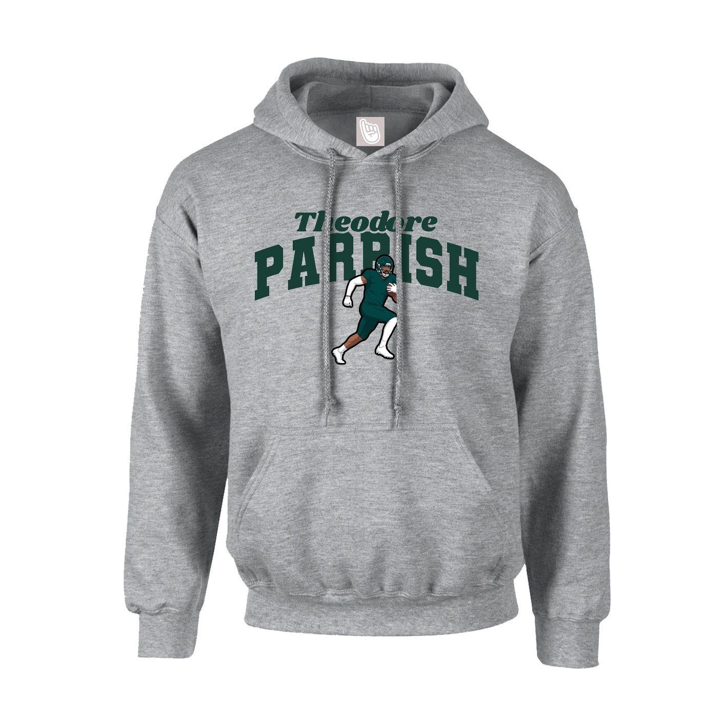 Hoodie — Signature Arch in Grey