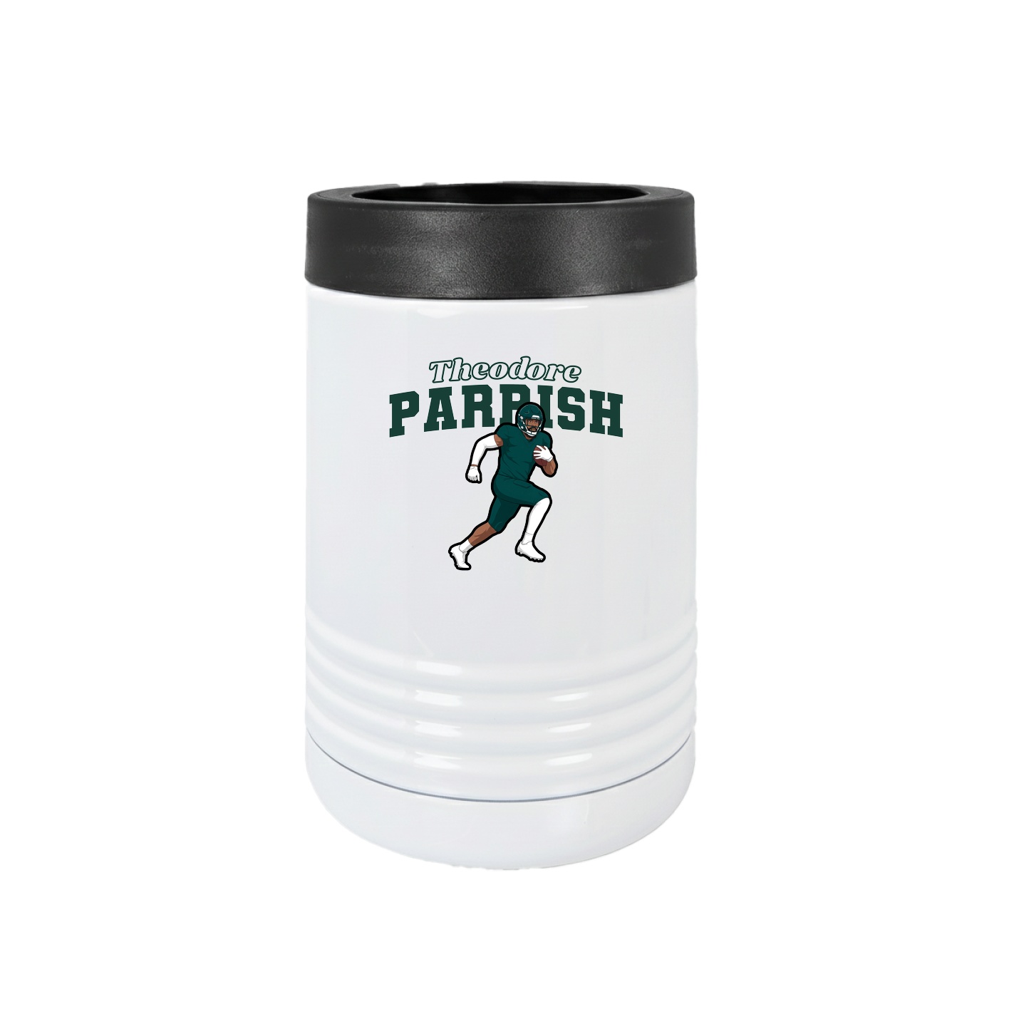 Beverage Holder — Name Arch in White