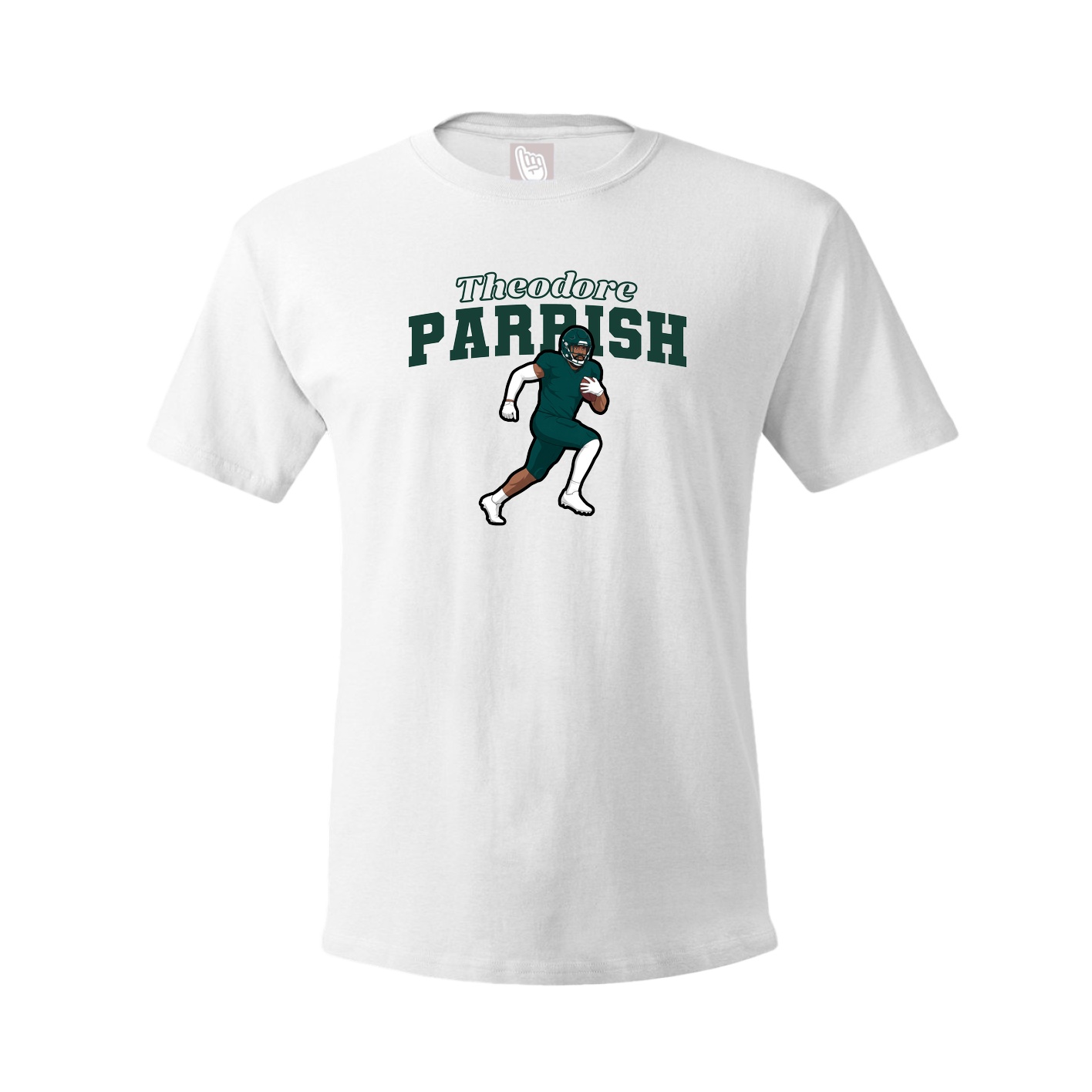 Tee — Name Arch in White