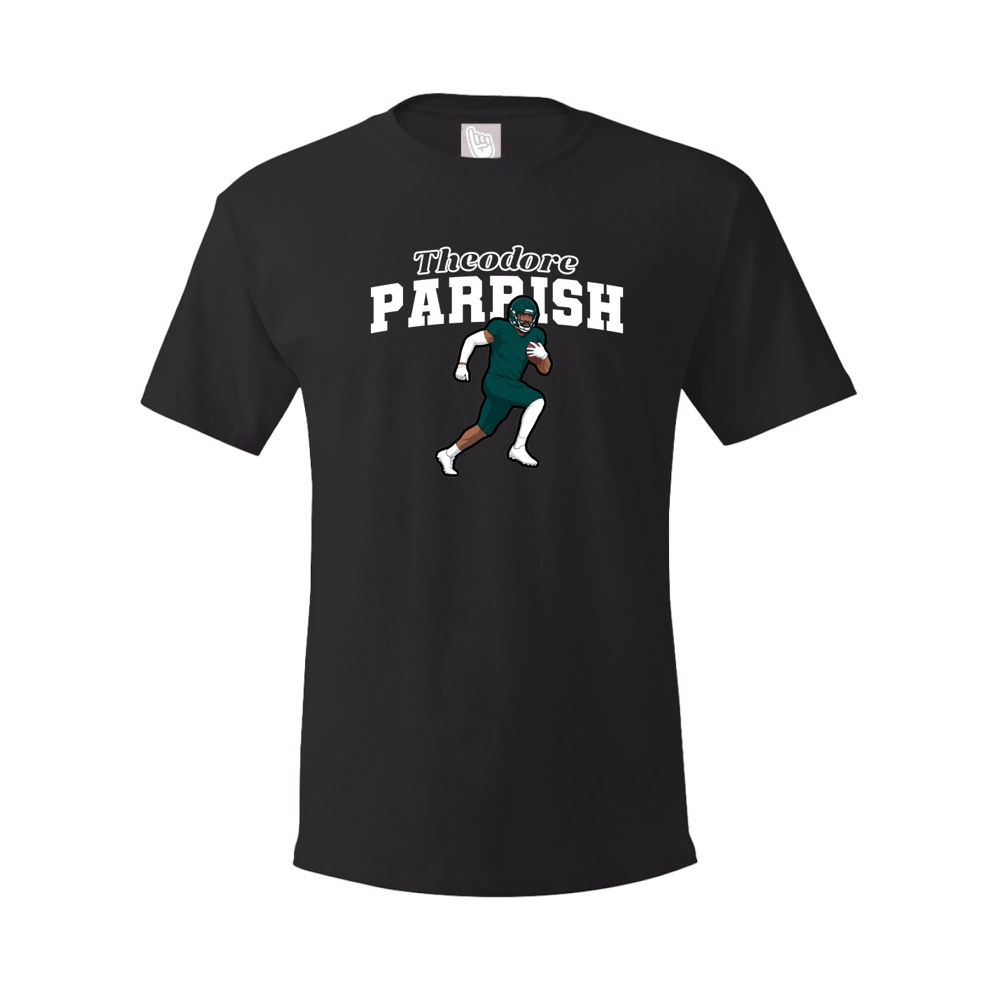 Youth Tee — Name Arch in Black