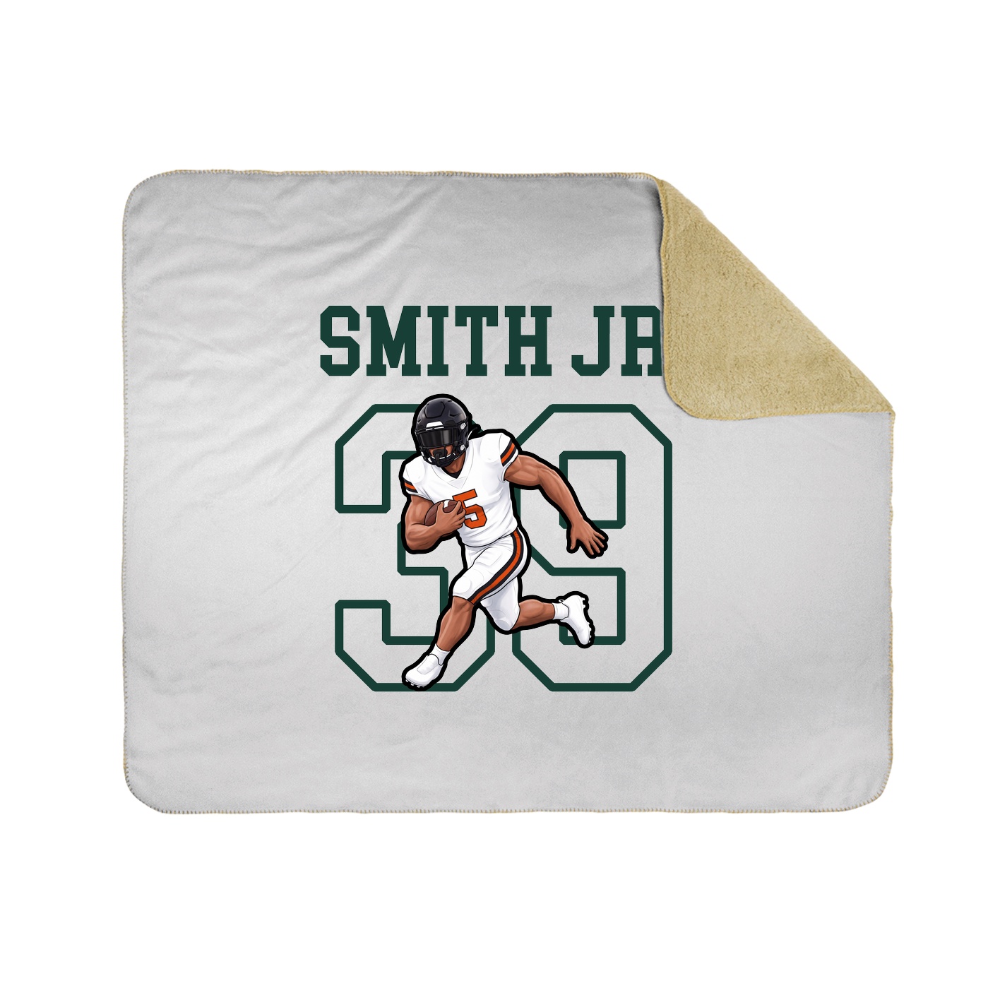 Throw Blanket — Shirsey in White