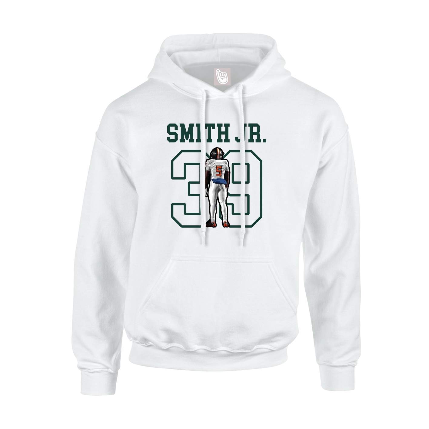 Hoodie — Shirsey in White