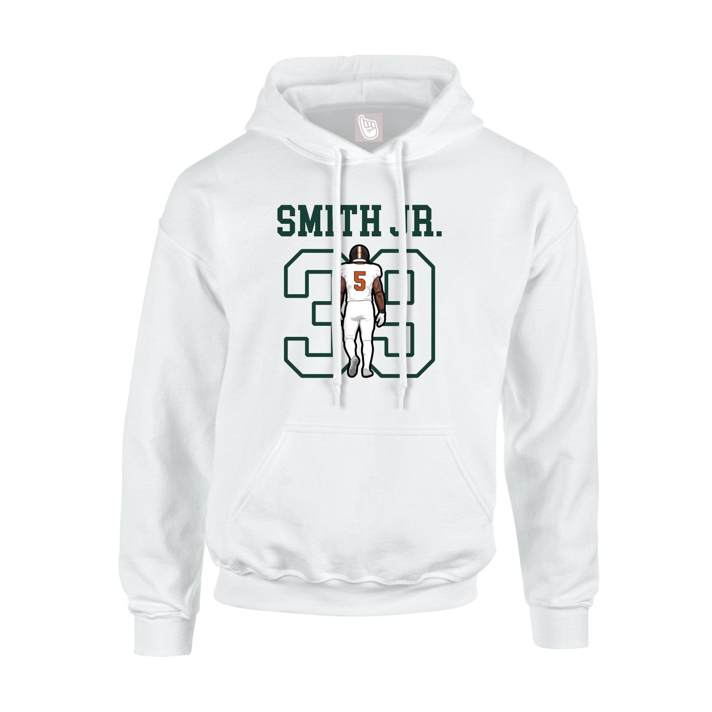 Hoodie — Shirsey in White