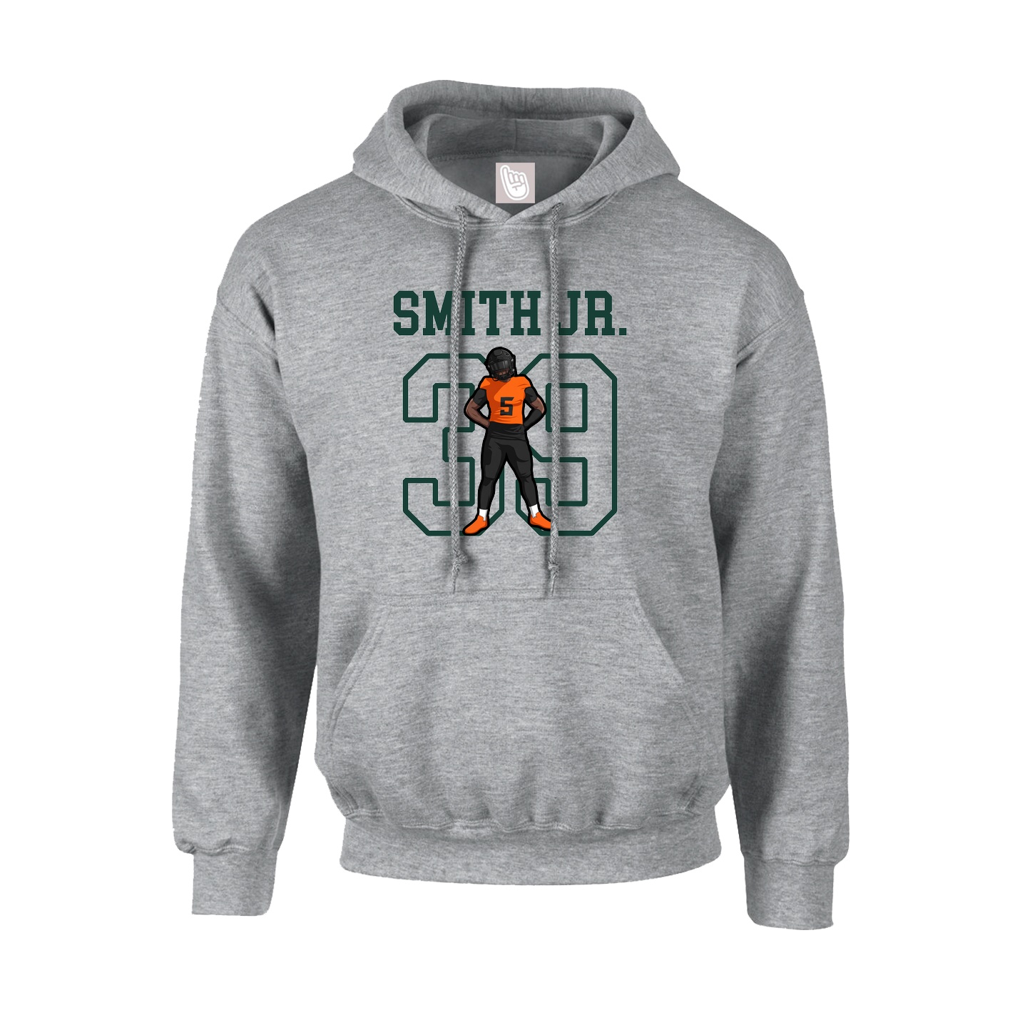 Hoodie — Shirsey in Grey