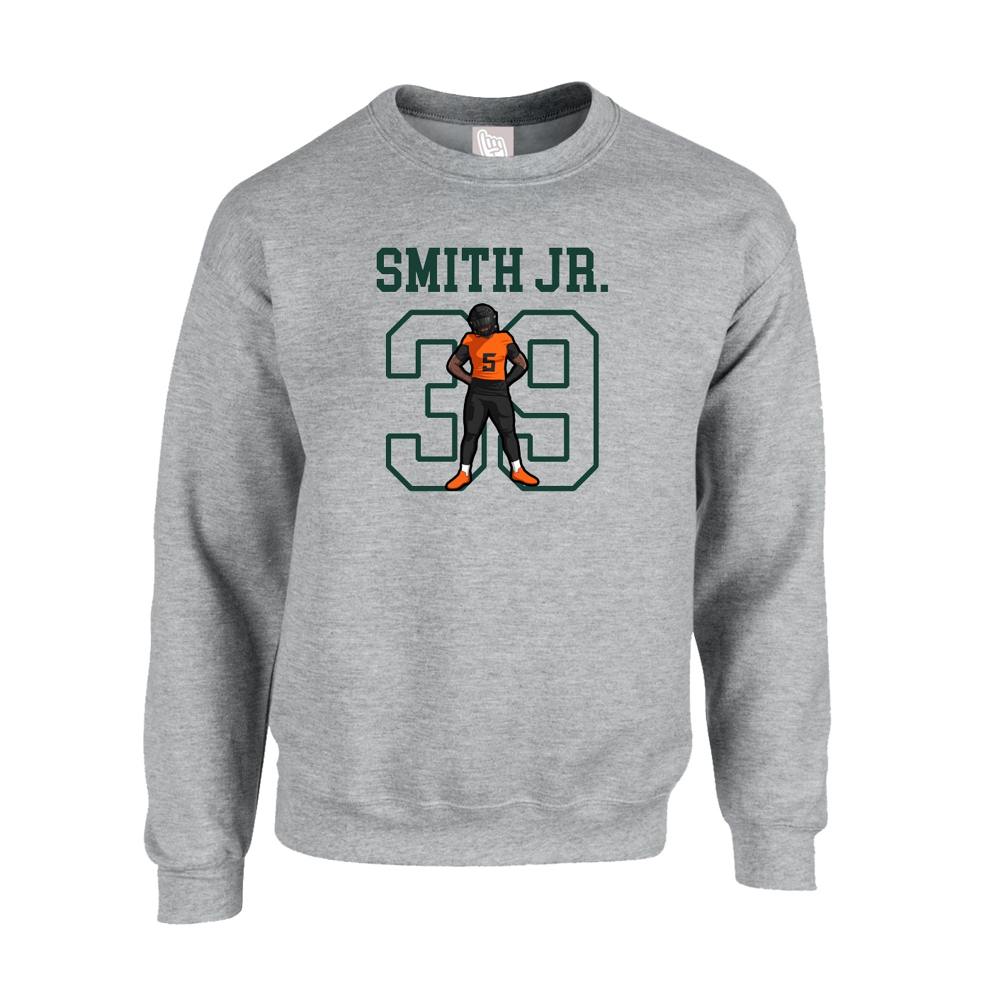 Fleece Crew — Shirsey in Grey