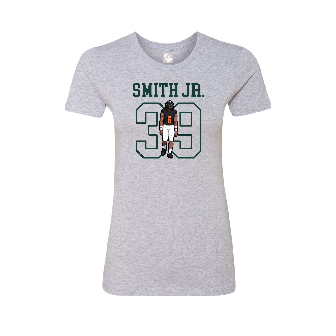 Fitted Women's Tee — Shirsey in Grey