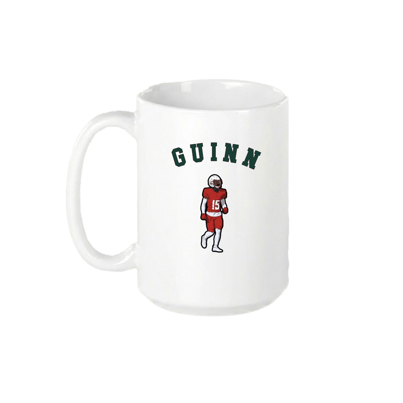 15oz Coffee Mug — Shirsey Arch in White