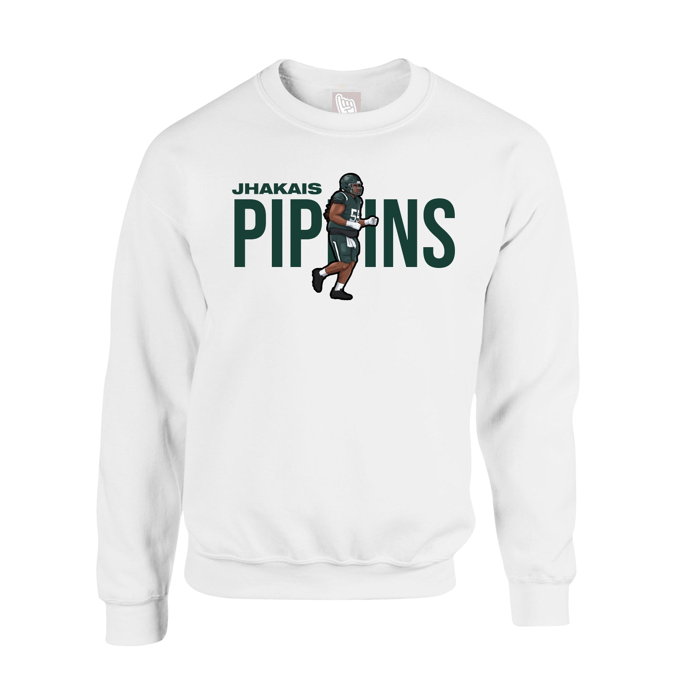 Fleece Crew — Player Name in White