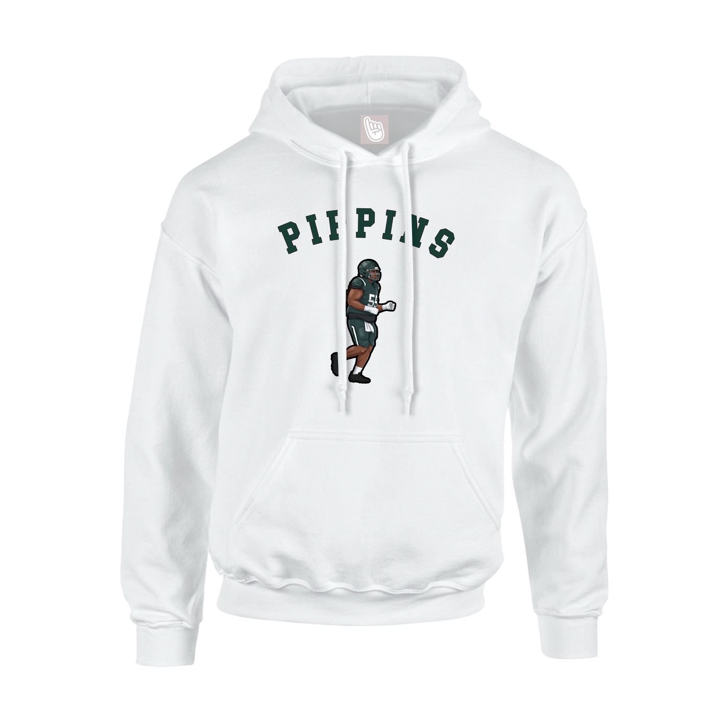 Hoodie — Shirsey Arch in White