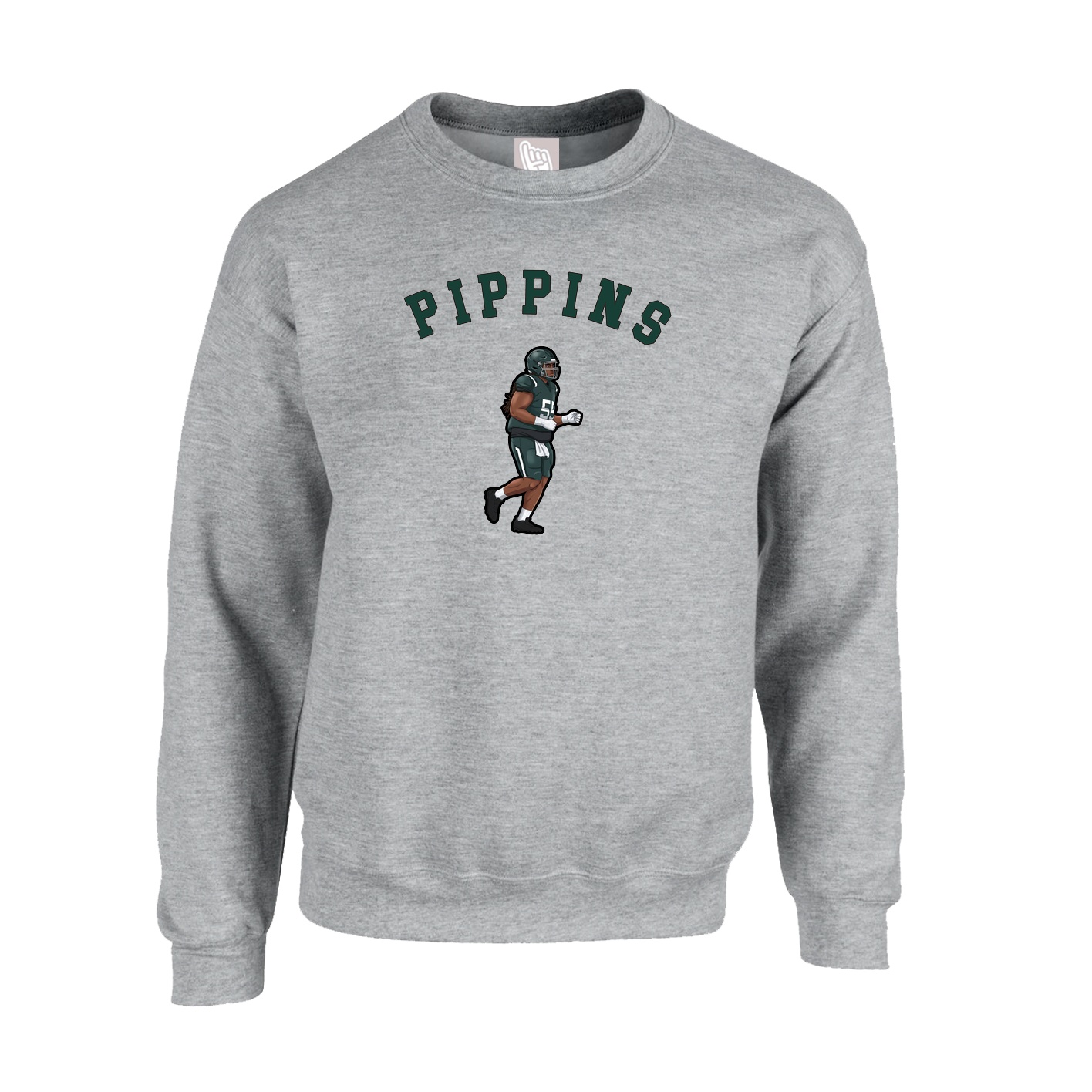 Fleece Crew — Shirsey Arch in Grey
