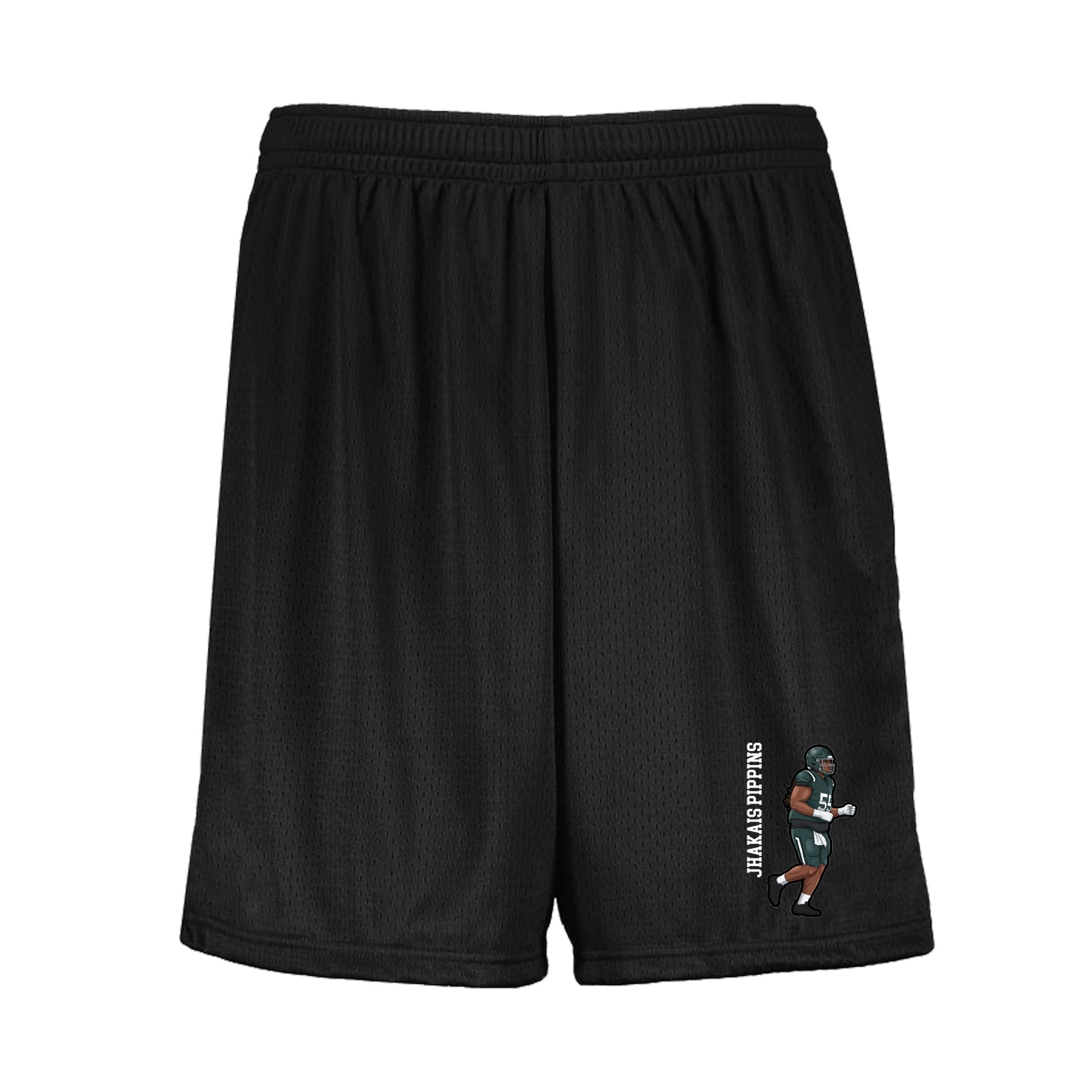 Shorts — Name Vertical in Black