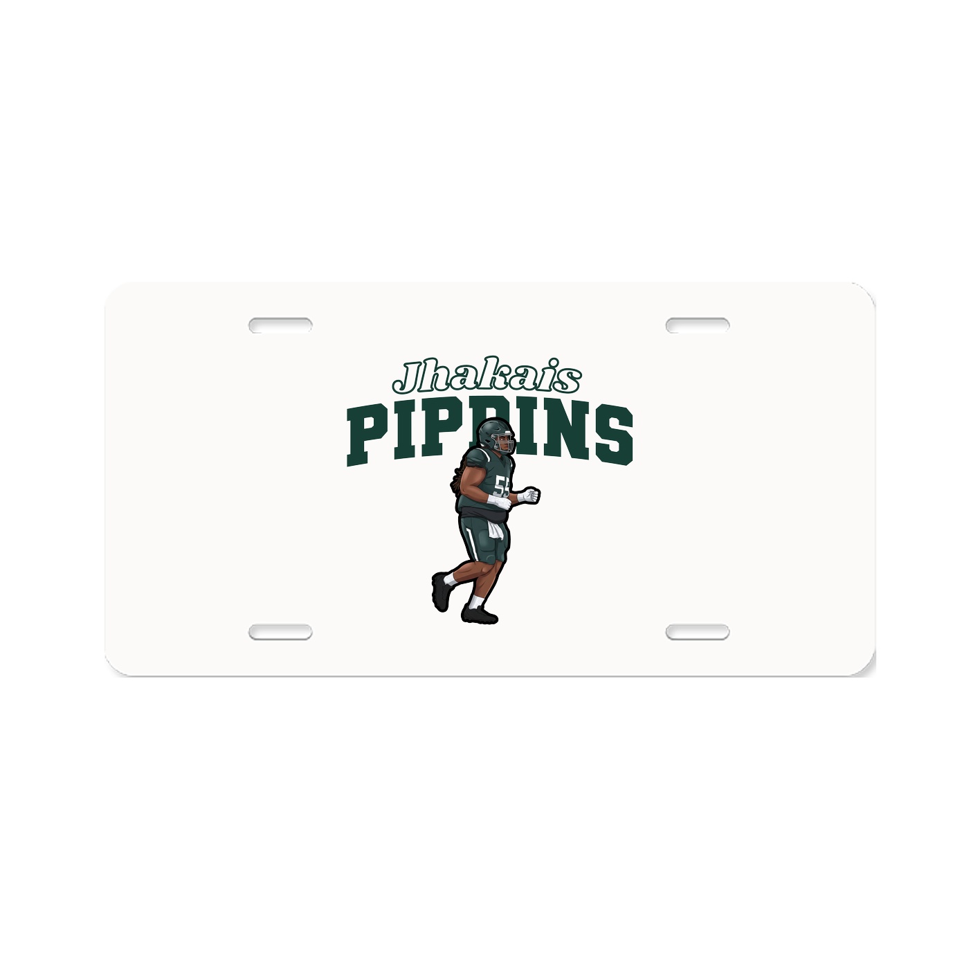 License Plate — Name Arch in Classic