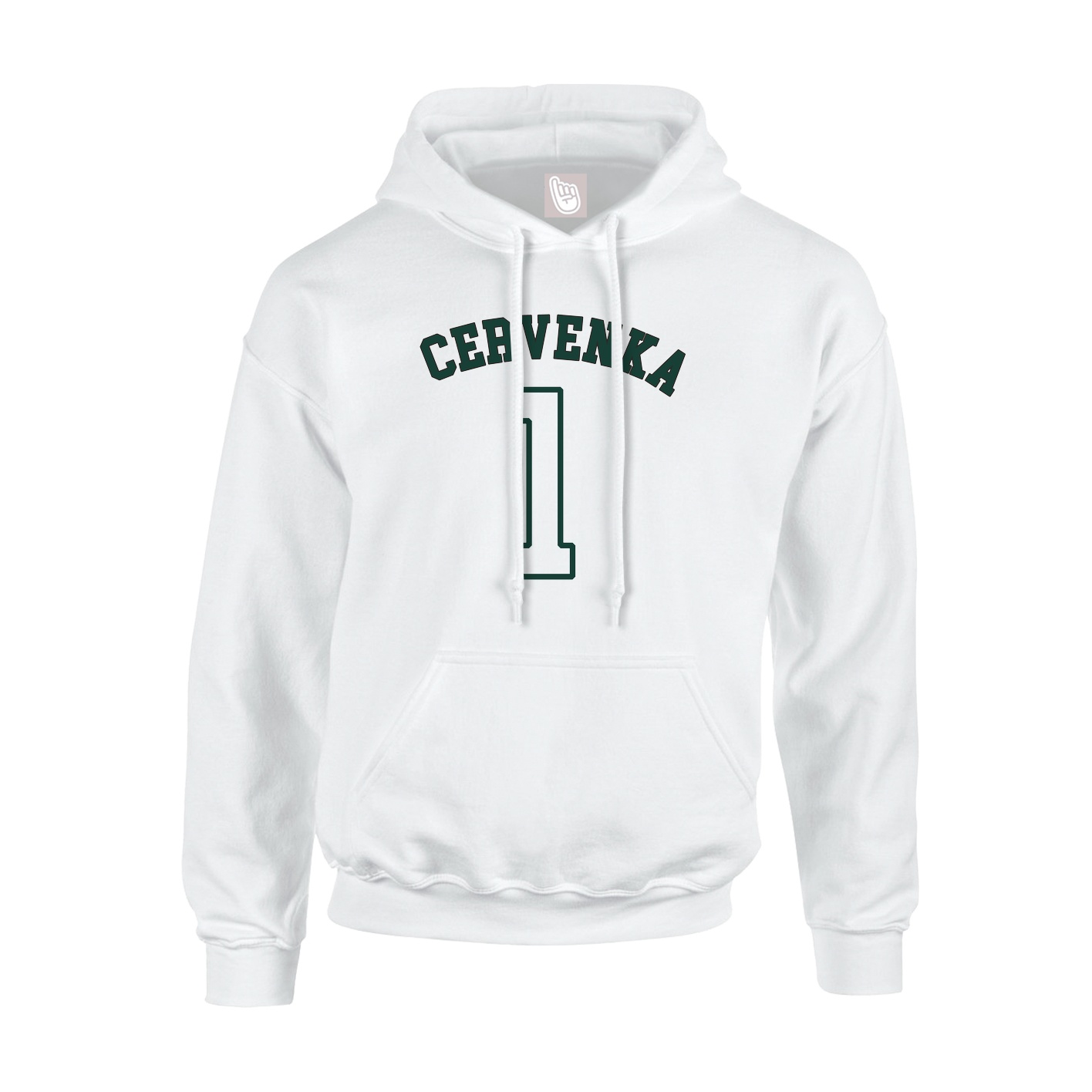 Youth Hoodie — Shirsey Arch in White