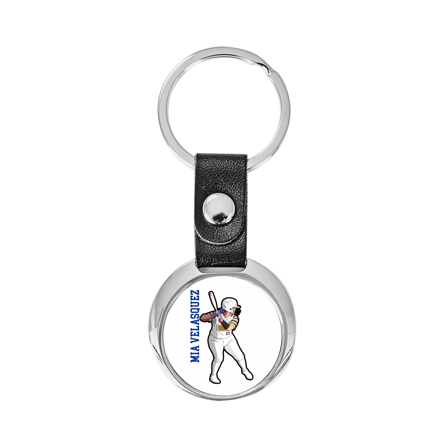 Key Chain — Name Vertical in Classic