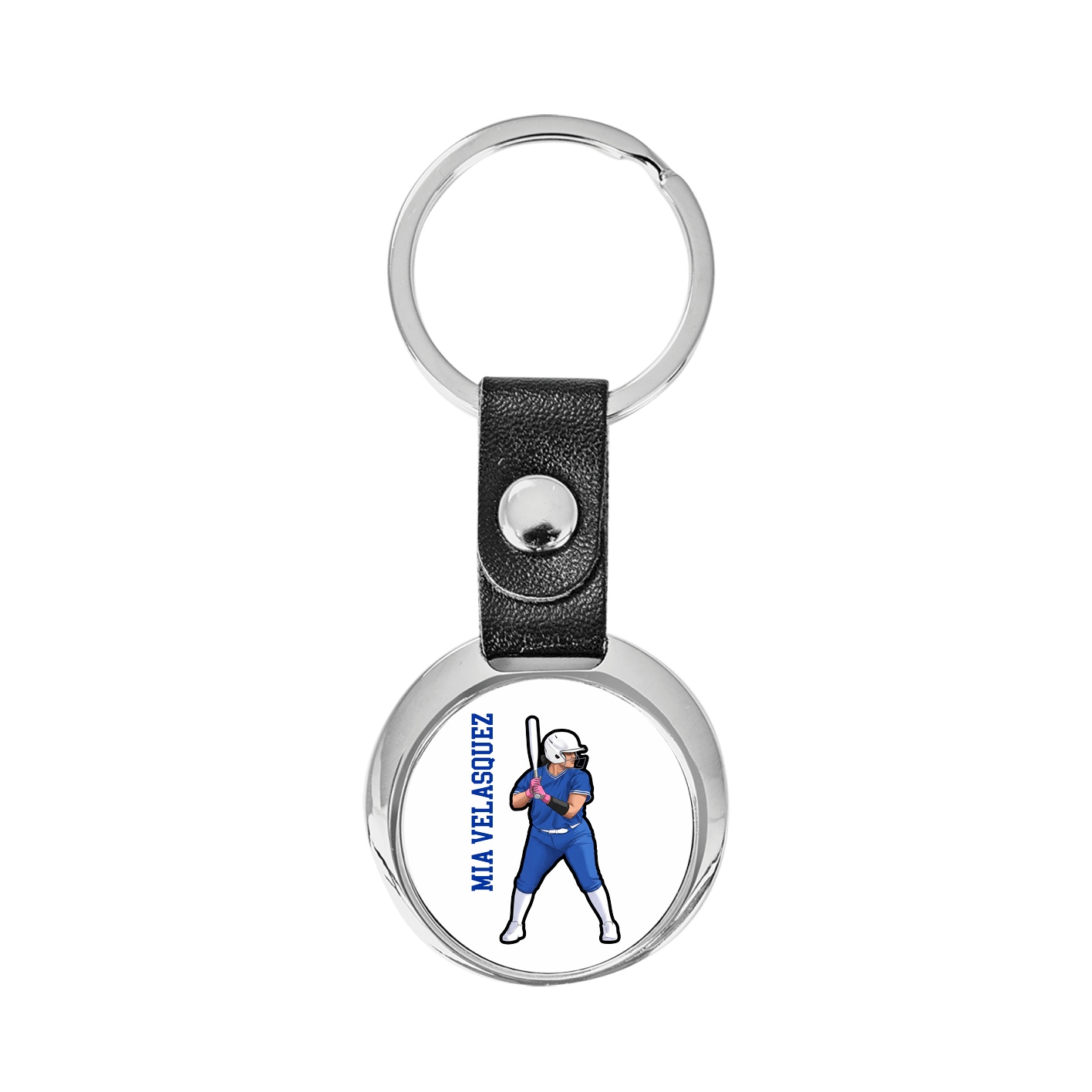 Key Chain — Name Vertical in Classic