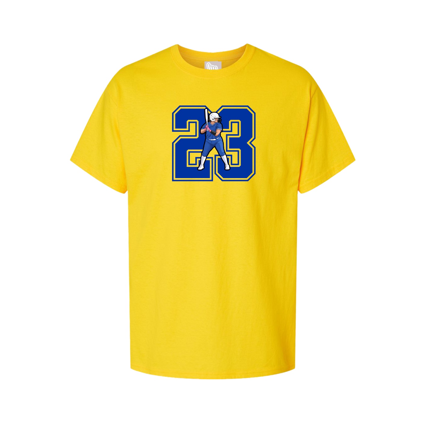 Youth Tee — Number in Gold