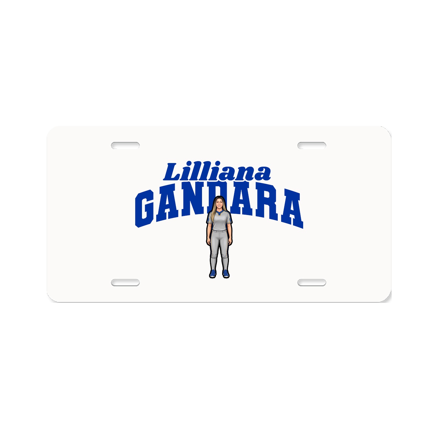 License Plate — Signature Arch in Classic
