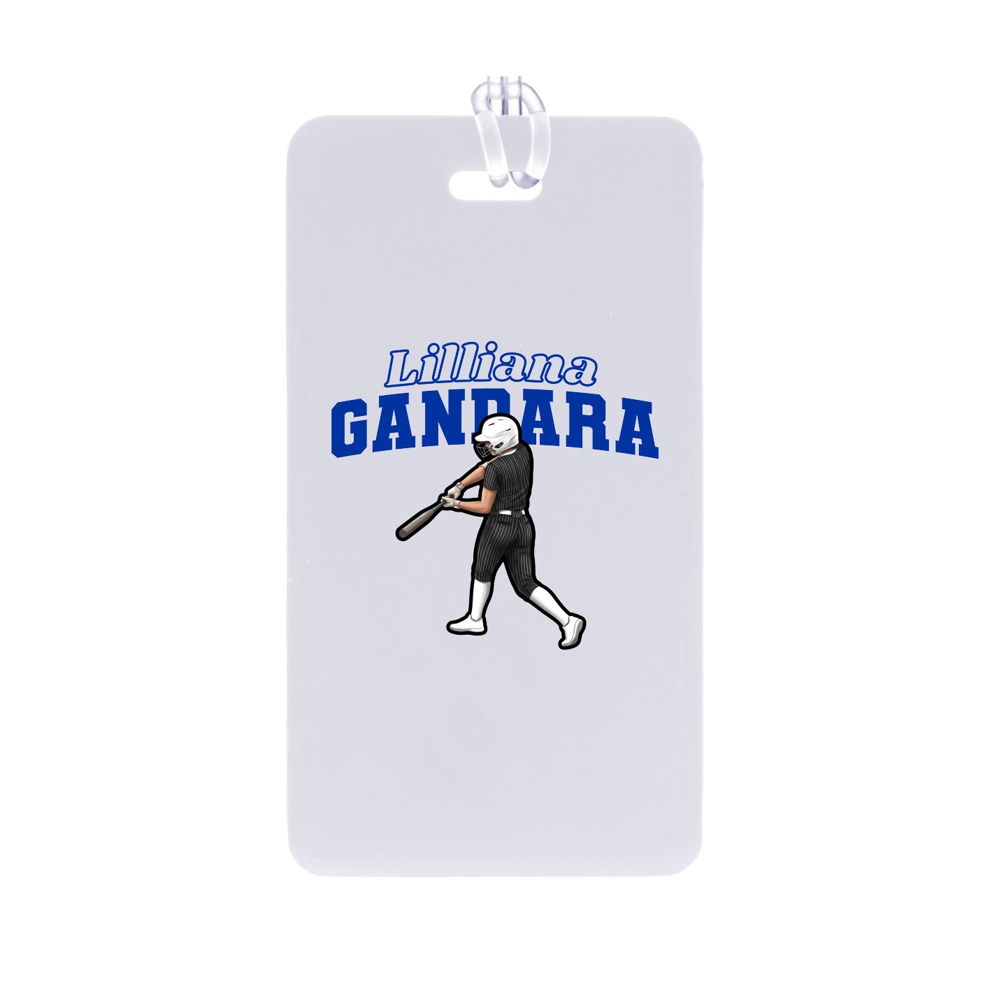 Bag Tag — Name Arch in Classic