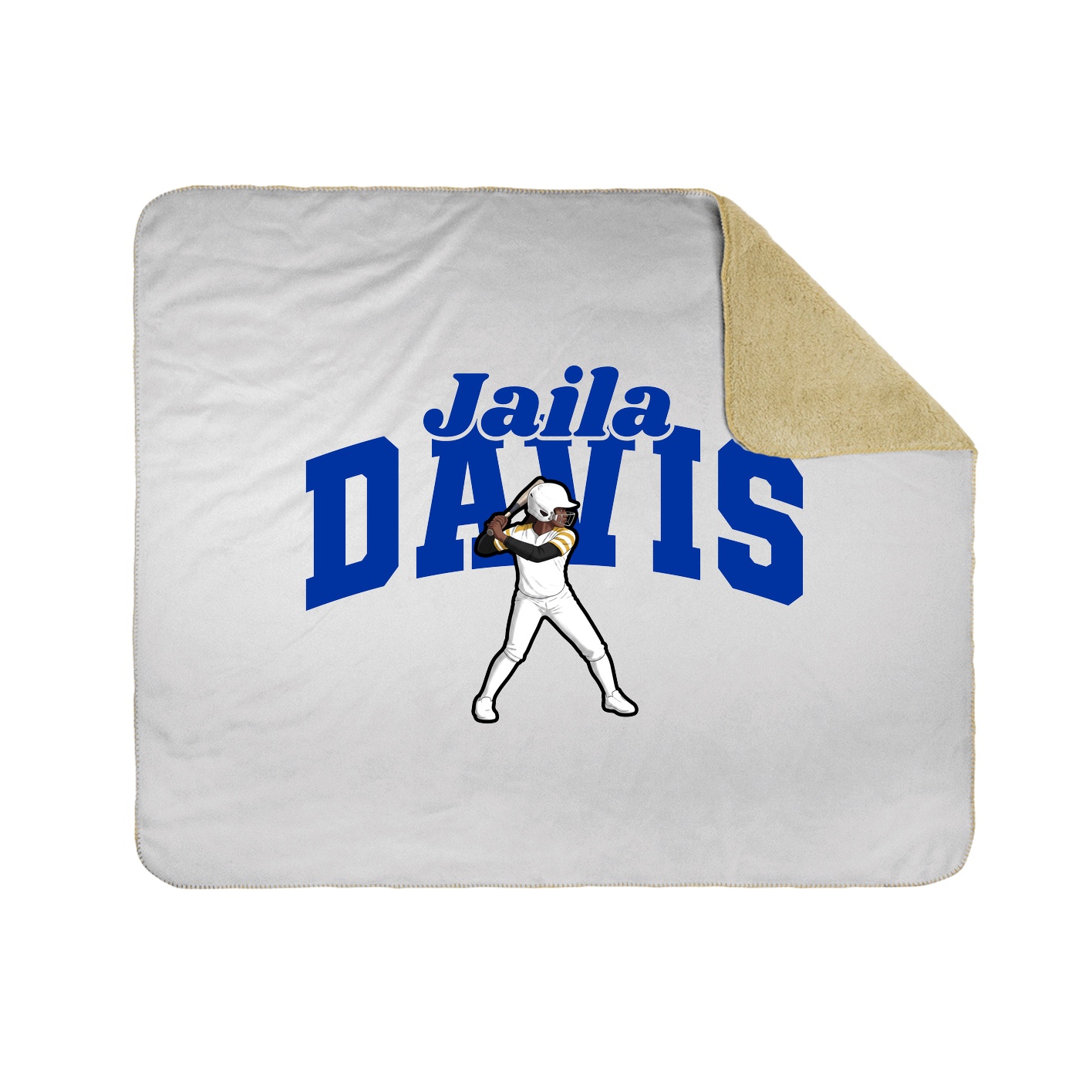 Throw Blanket — Signature Arch in White