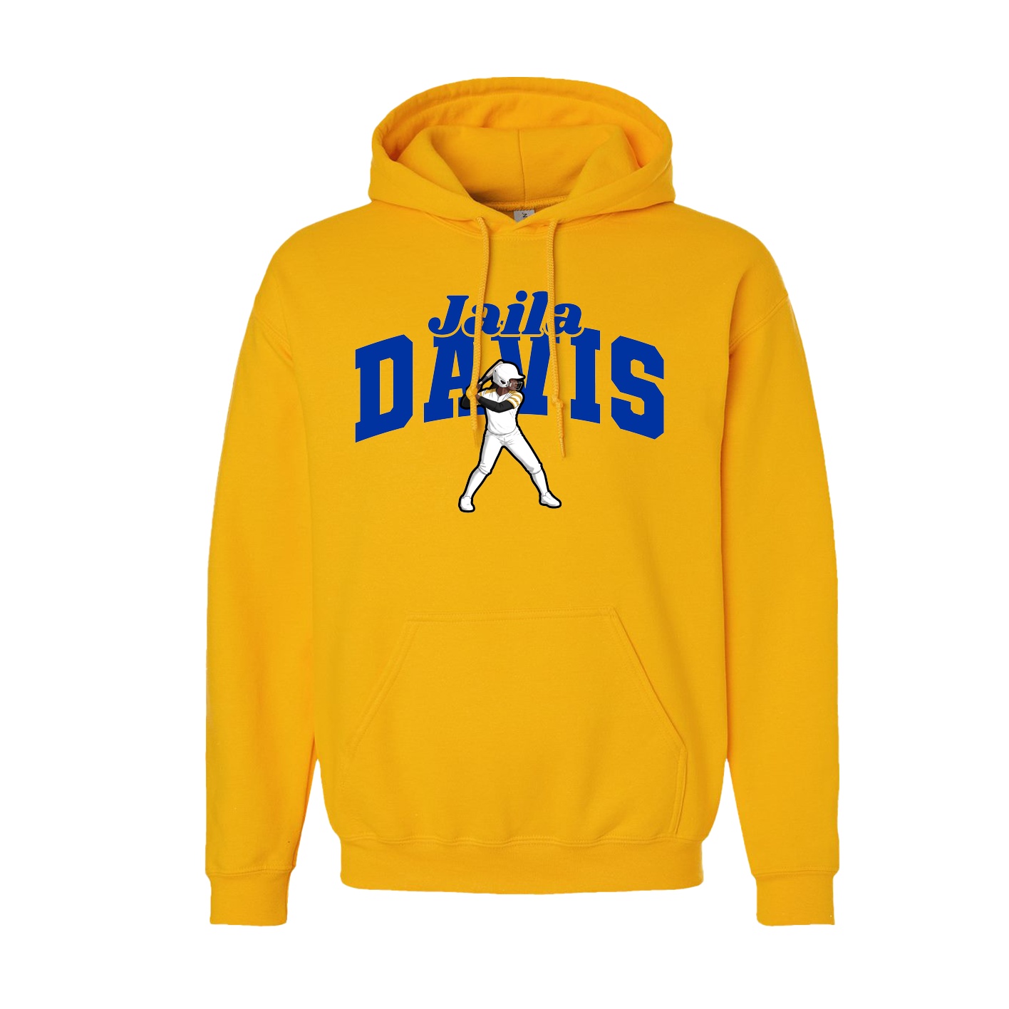 Youth Hoodie — Signature Arch in Gold