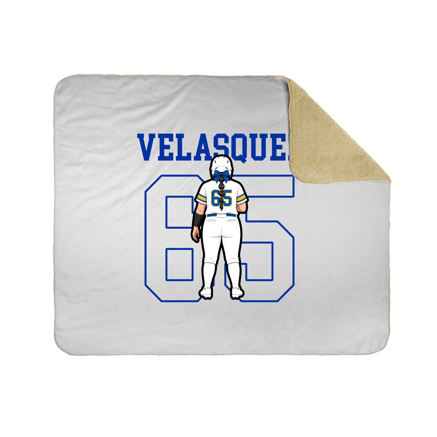 Throw Blanket — Shirsey in White