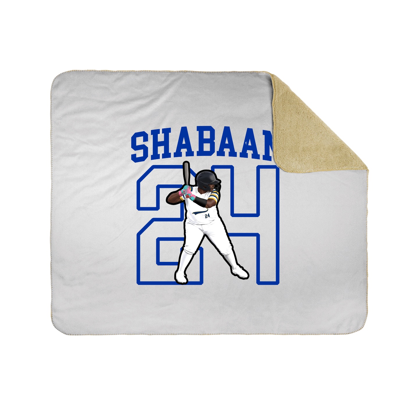 Throw Blanket — Shirsey in White
