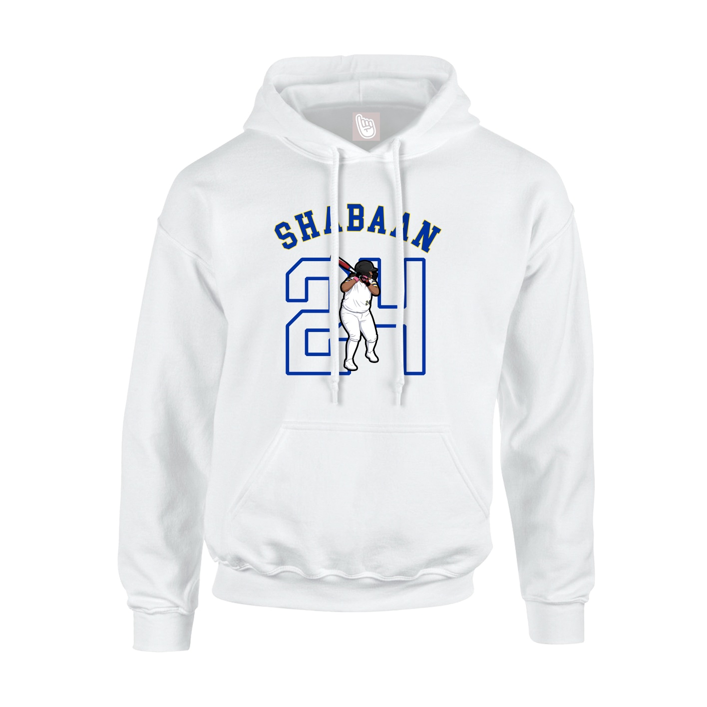 Youth Hoodie — Shirsey Arch in White