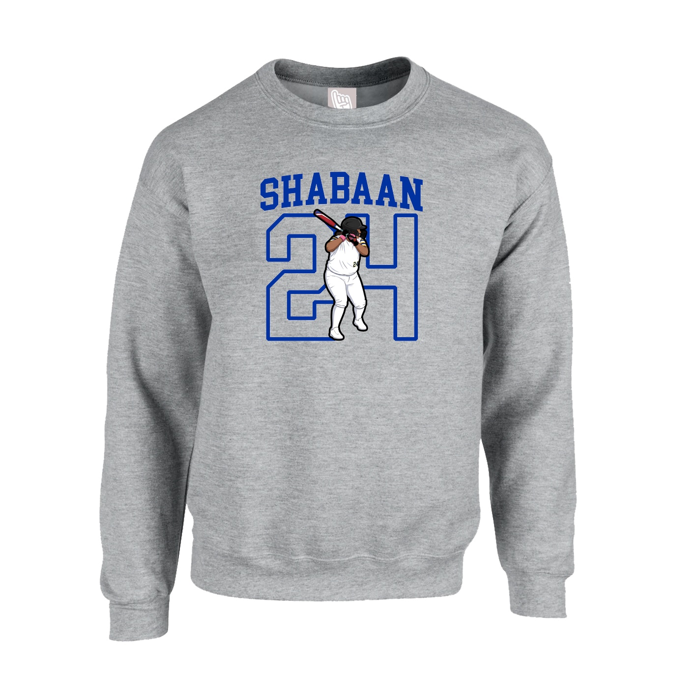 Fleece Crew — Shirsey in Grey